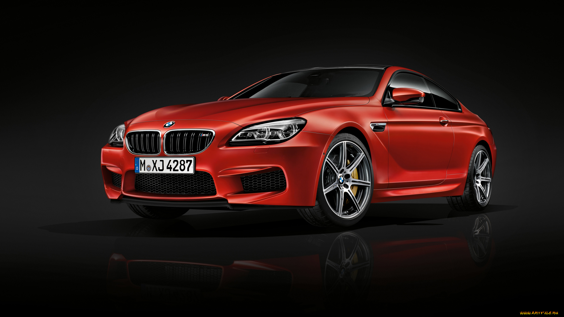 автомобили, bmw, m6, coupе, competition, package, f13, 2015г, красный