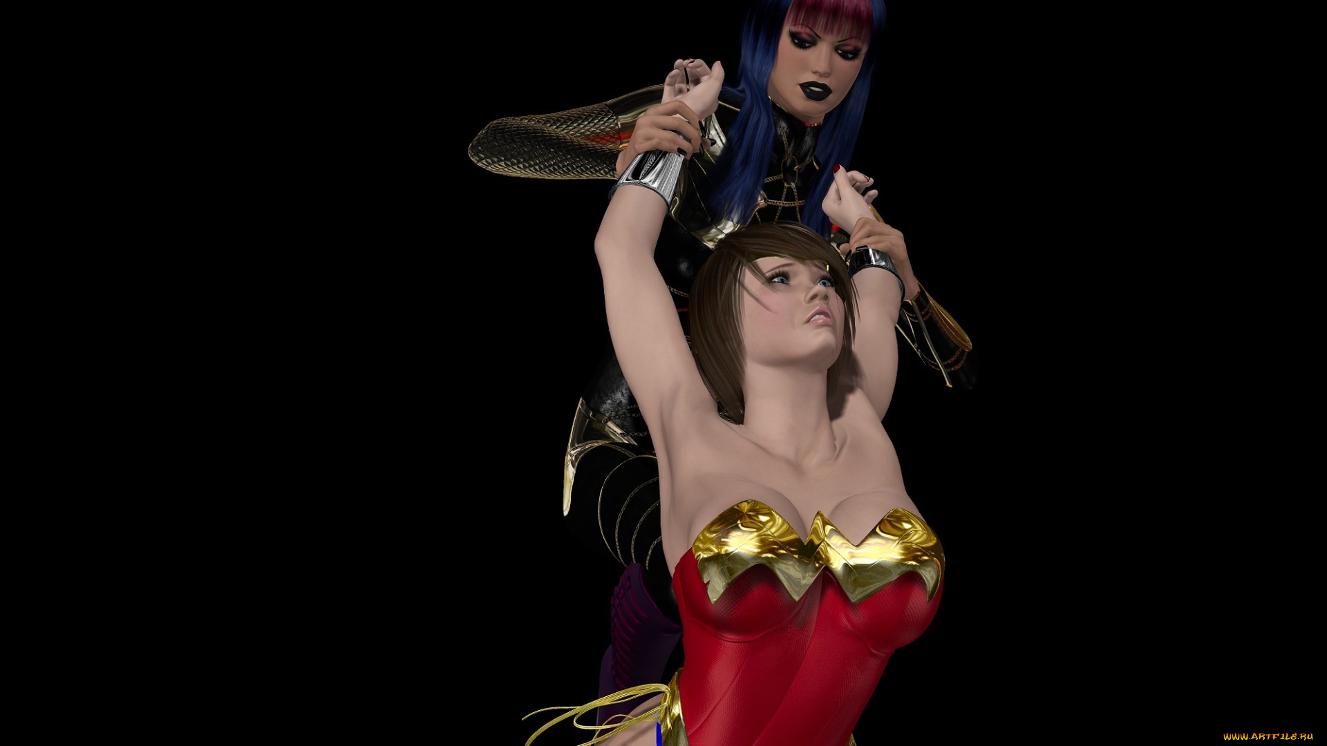 lordsnot, 3д, графика, фантазия, , fantasy, девушки, взгляд, фон, супермен