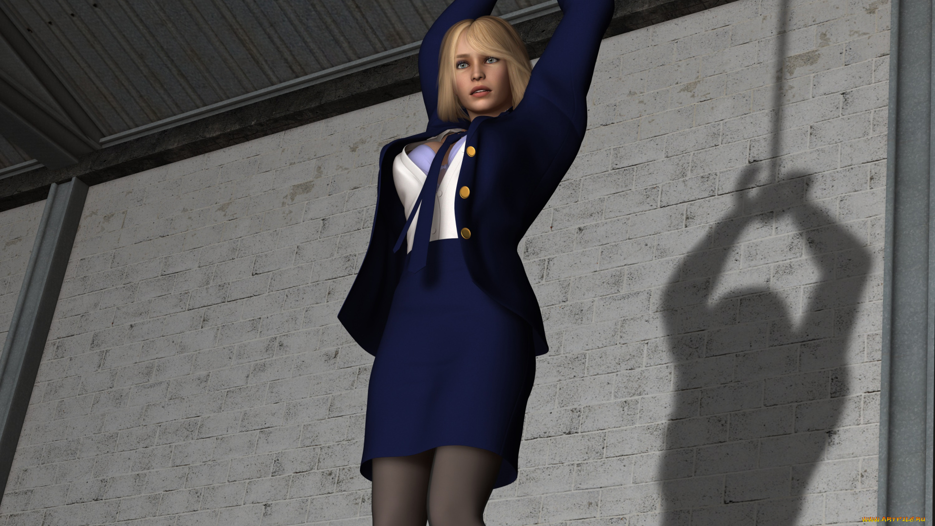 she, wolf, ii, 3д, графика, фантазия, , fantasy, девушка, блондинка, прокурор, наталья, поклонская