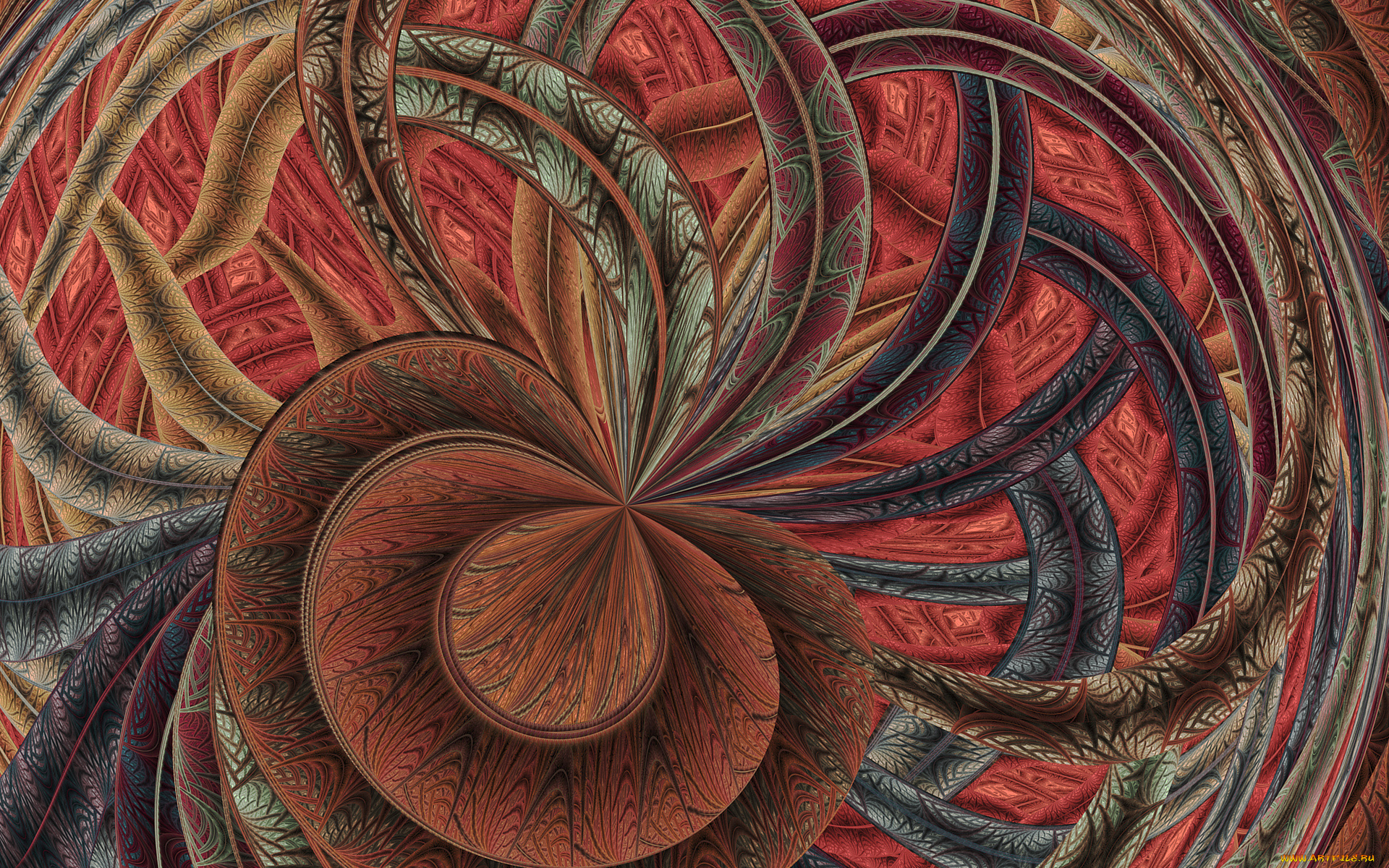 3д, графика, фракталы, , fractal, узор, фон, цвета