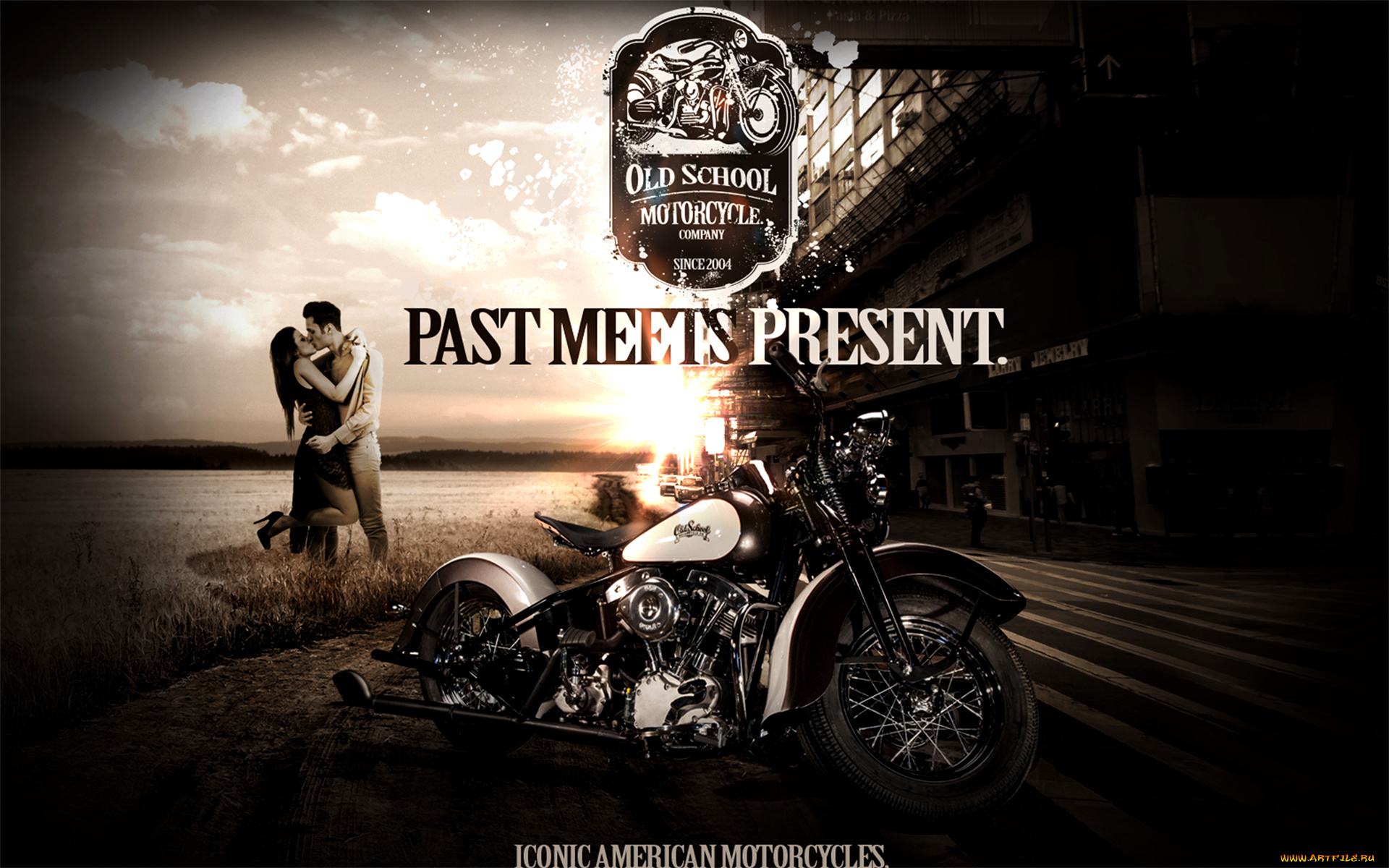 мотоциклы, harley-davidson, moto