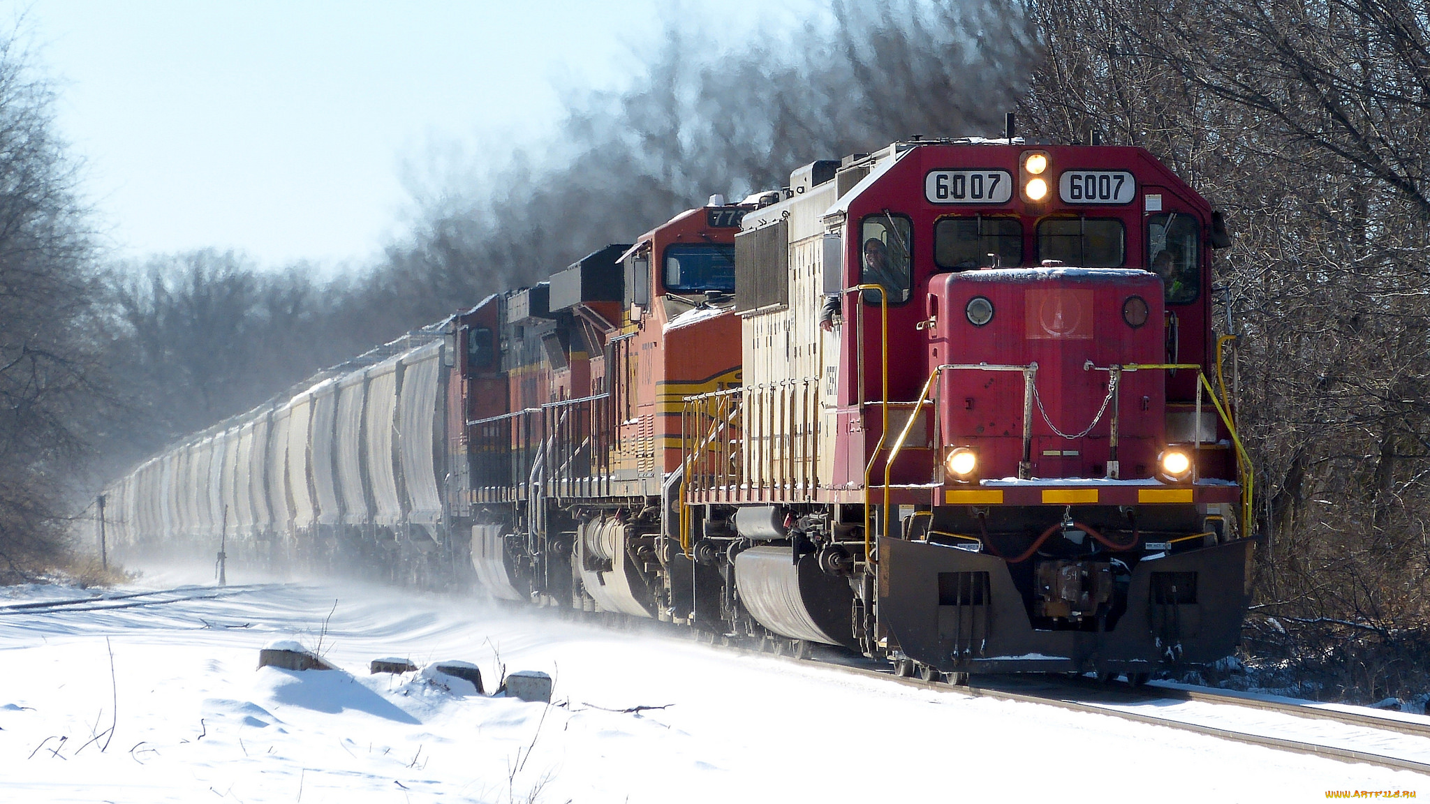 техника, поезда, состав, дорога, железная, локомотив, рельсы