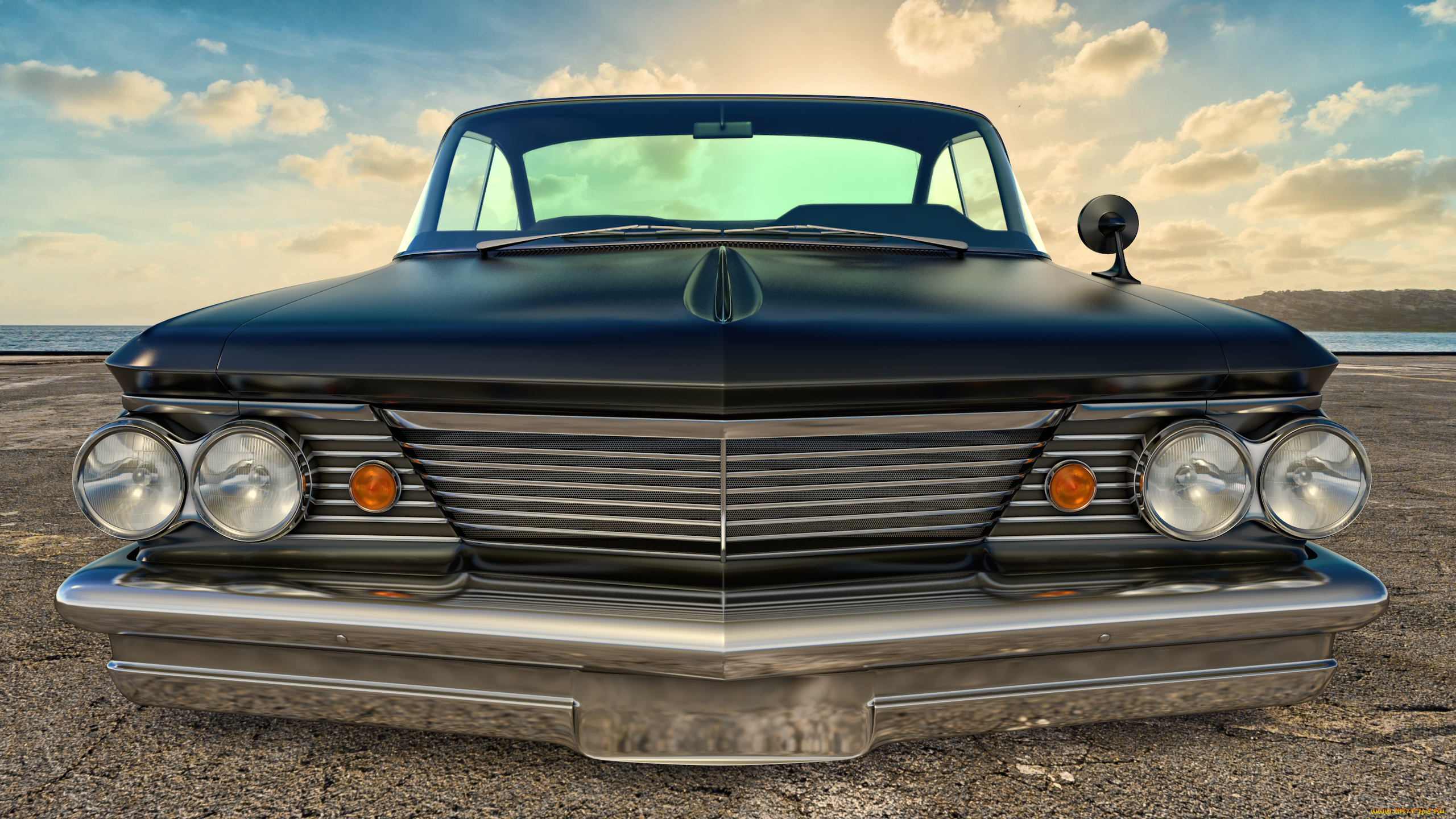 автомобили, 3д, 1960, pontiac