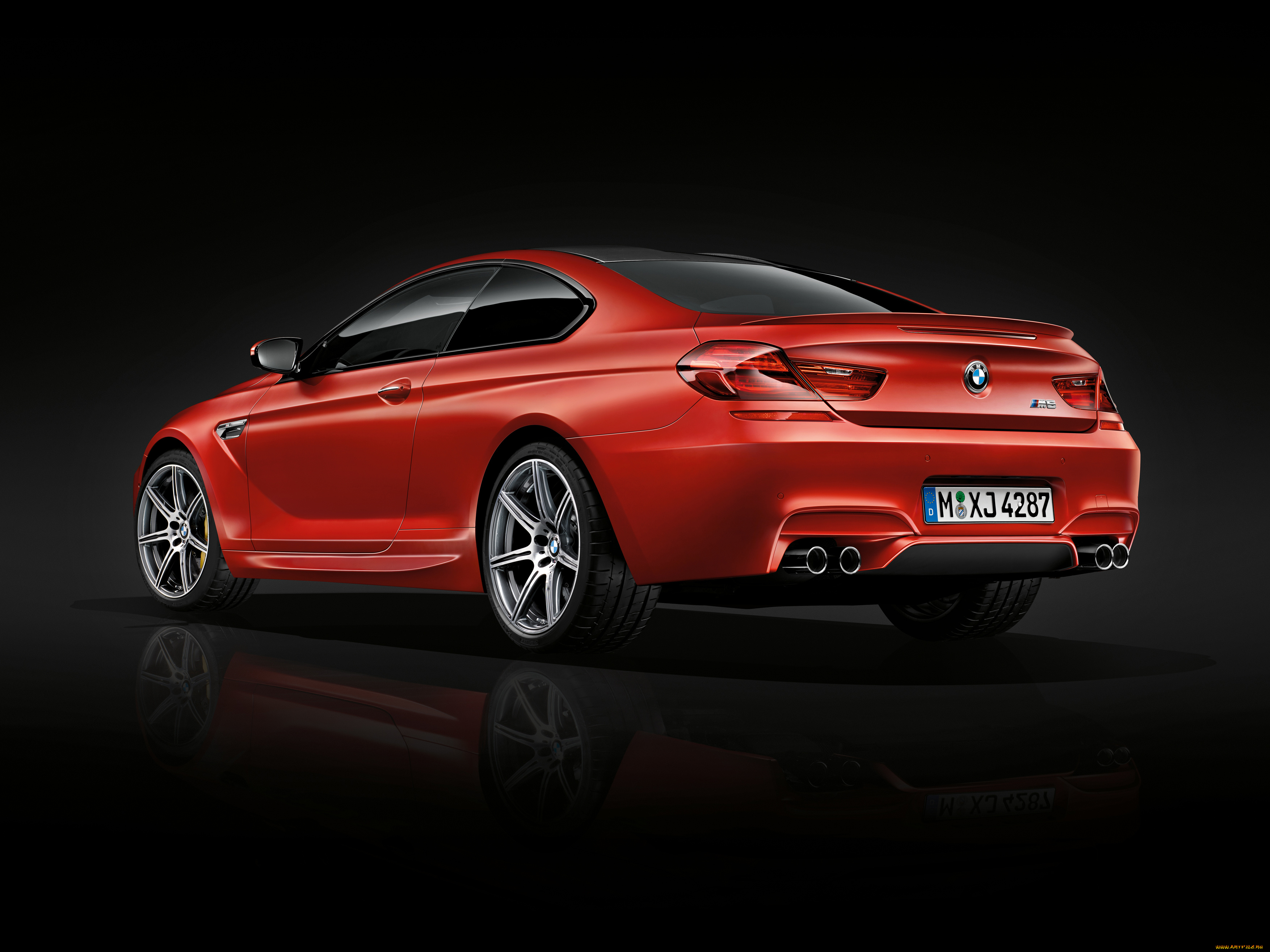 автомобили, bmw, m6, coupе, competition, package, f13, 2015г, красный