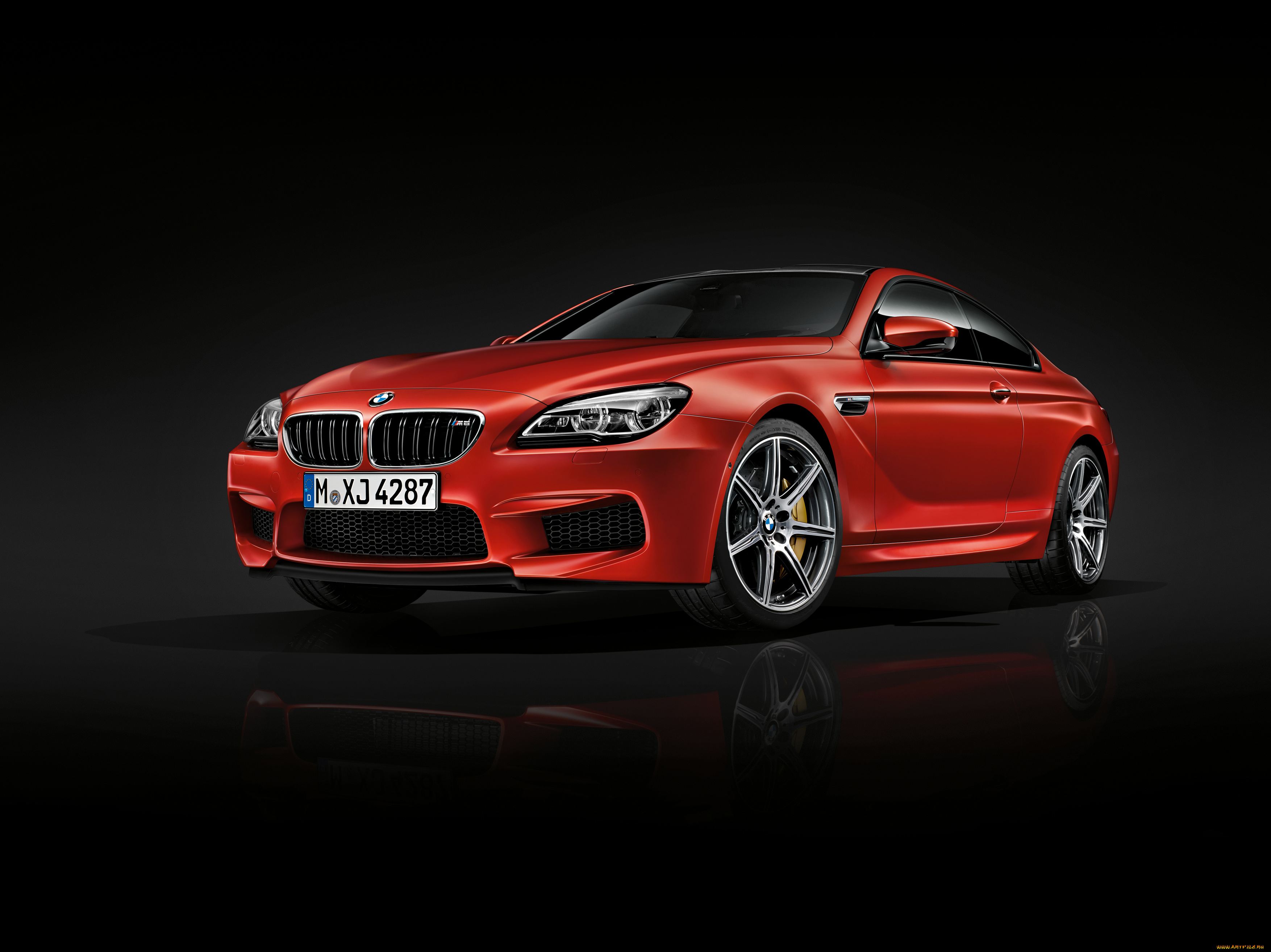 автомобили, bmw, m6, coupе, competition, package, f13, 2015г, красный