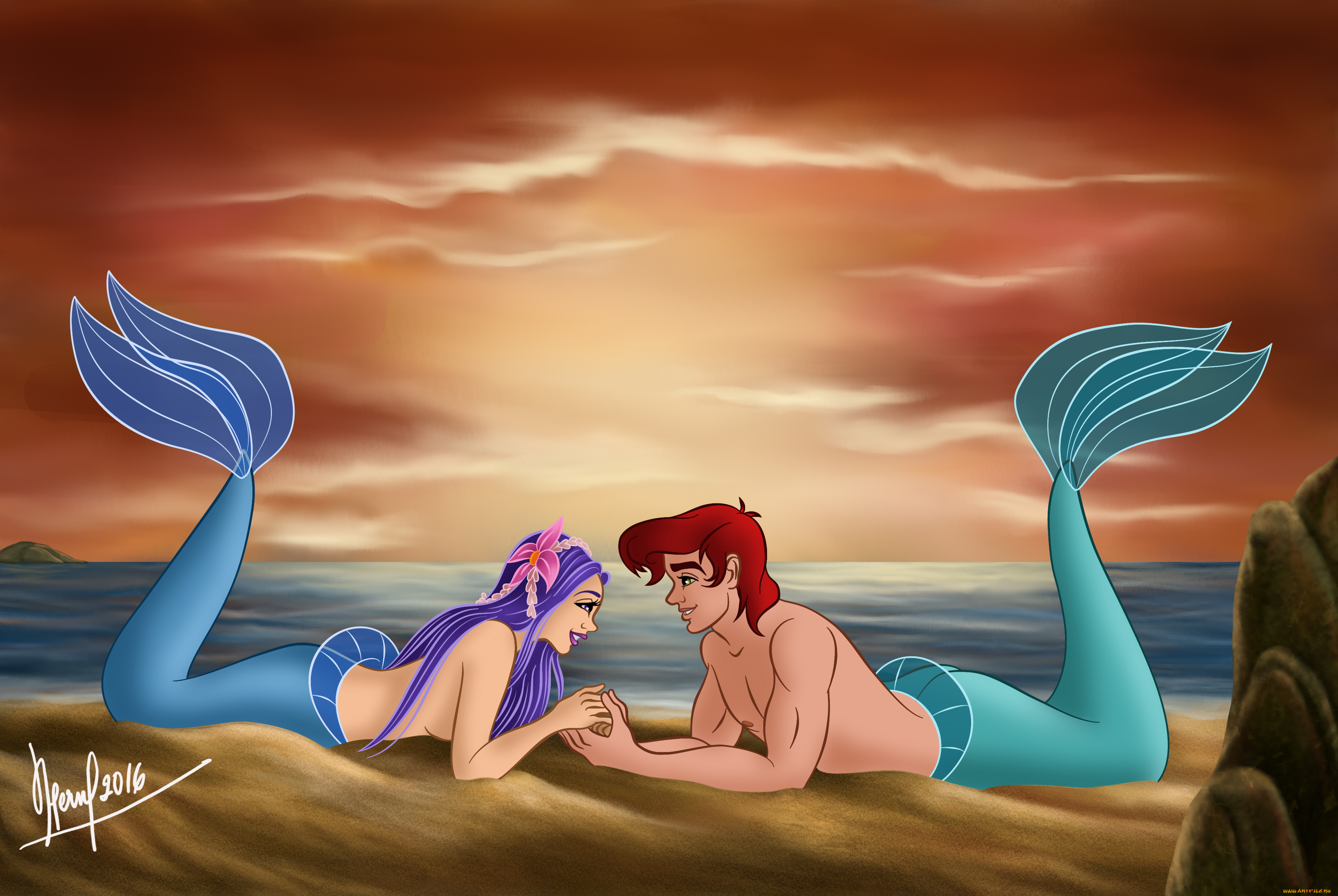 векторная, графика, мультфильмы, , cartoons, закат, солнца