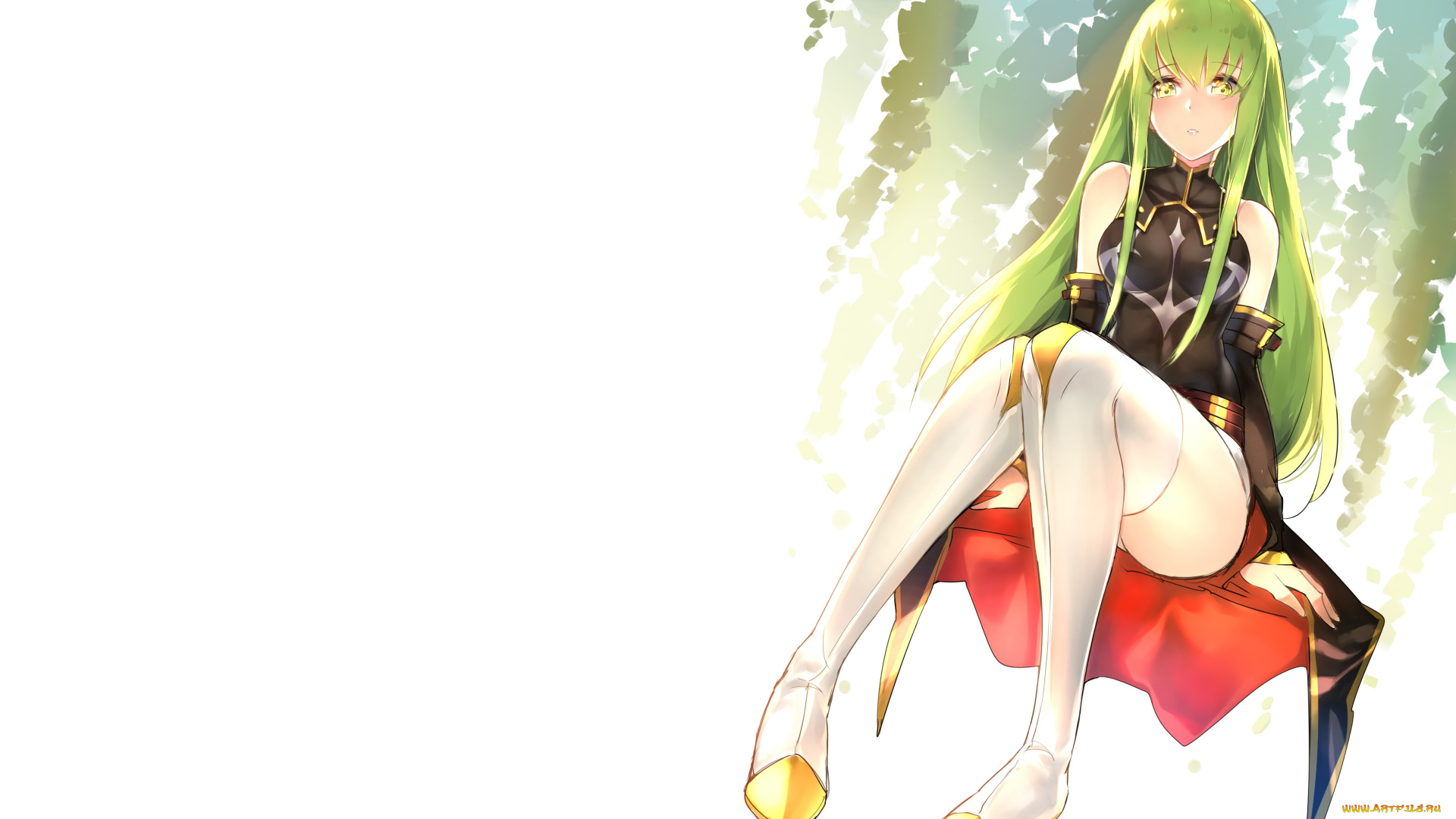 аниме, code, geass, девушка