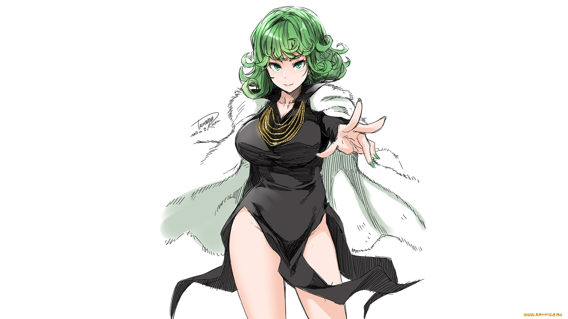 аниме, one, punch, man, девушка