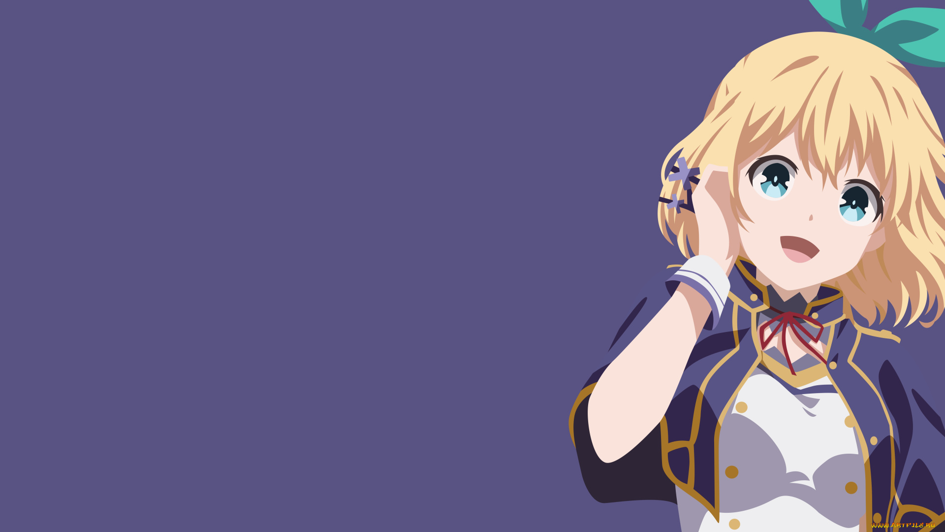 аниме, rokudenashi, majutsu, koushi, to, akashic, records, взгляд, девушка, фон