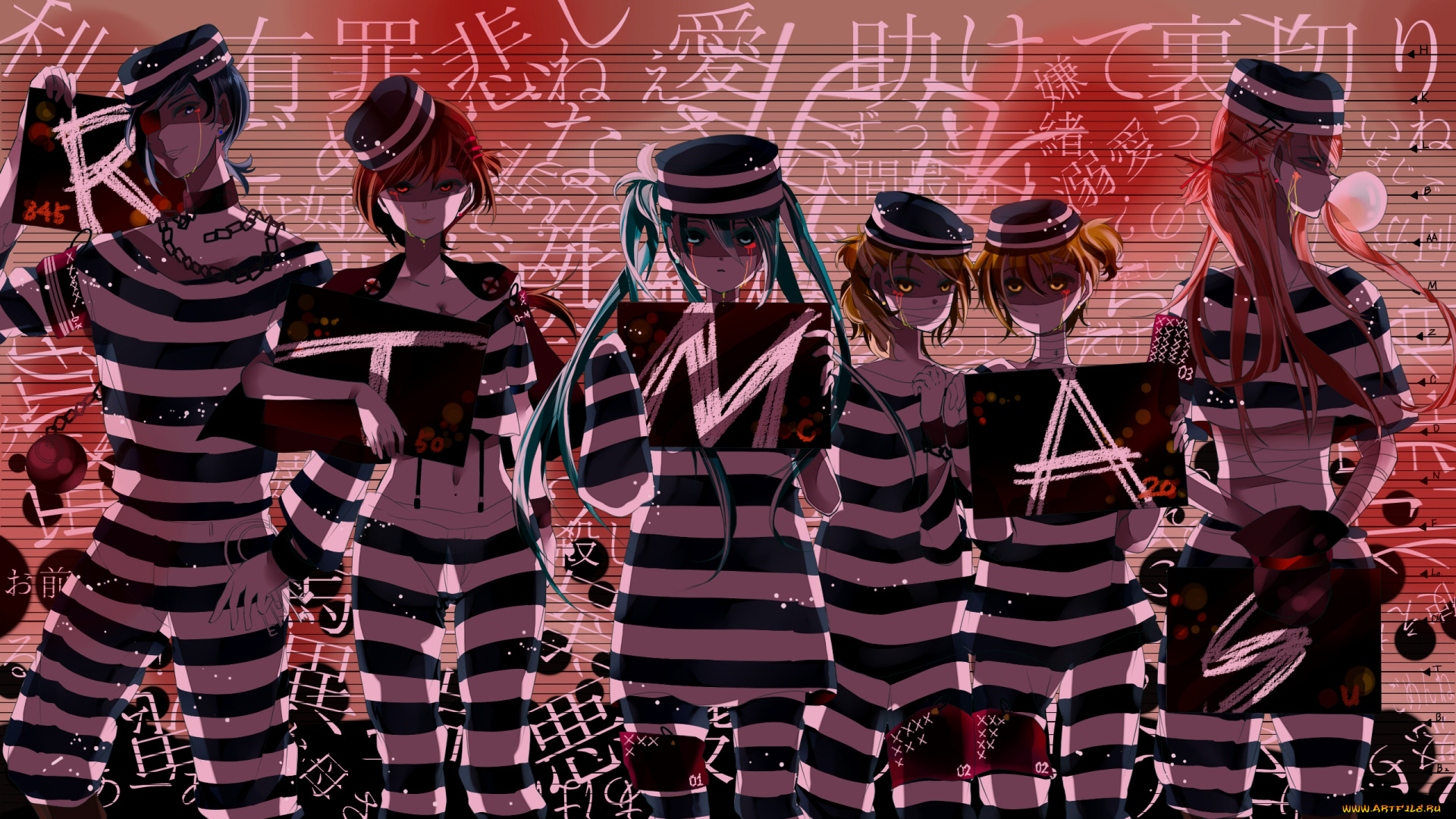 аниме, vocaloid, персонажи