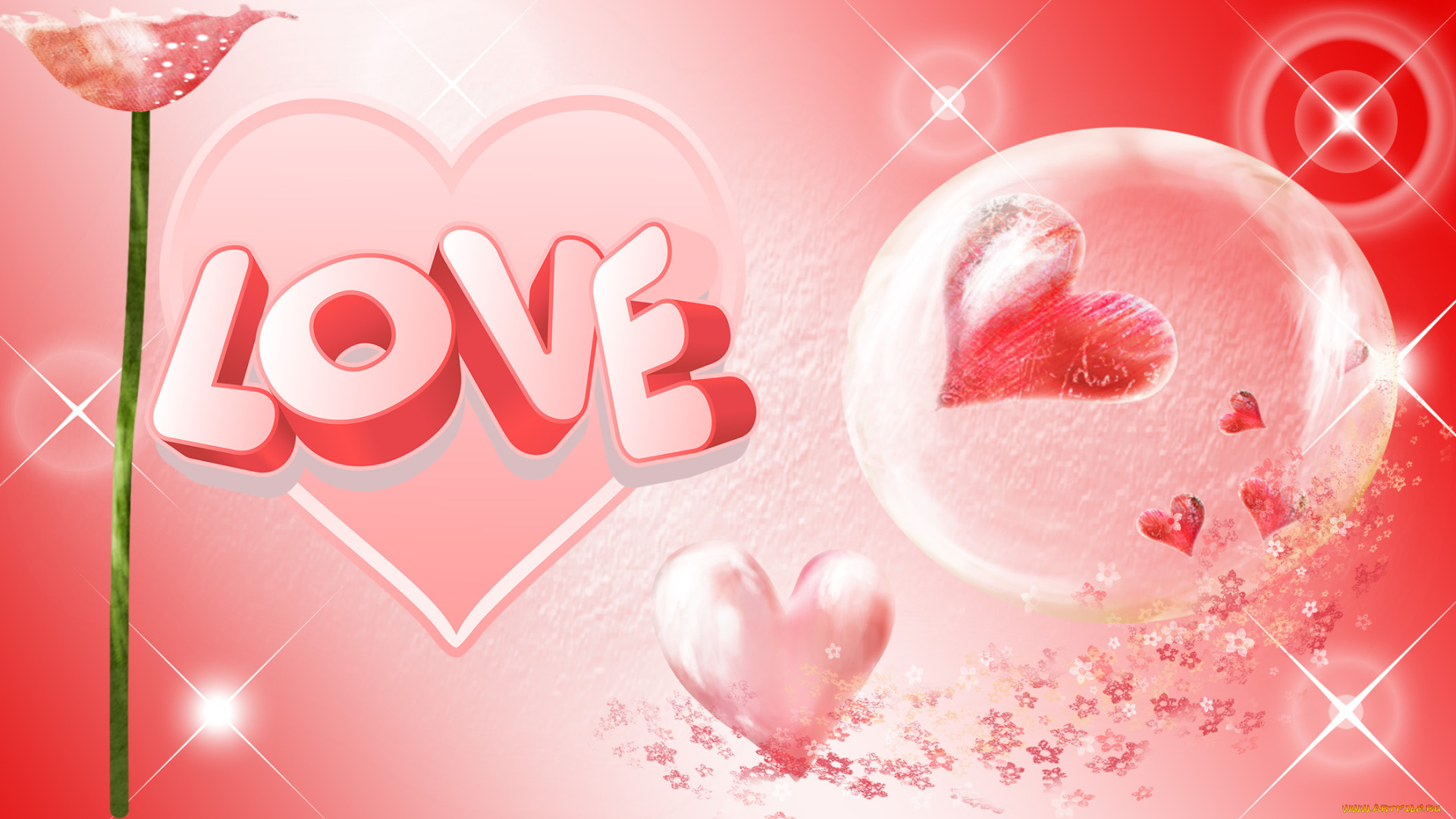 праздничные, день, святого, валентина, , сердечки, , любовь, фон, сердечки