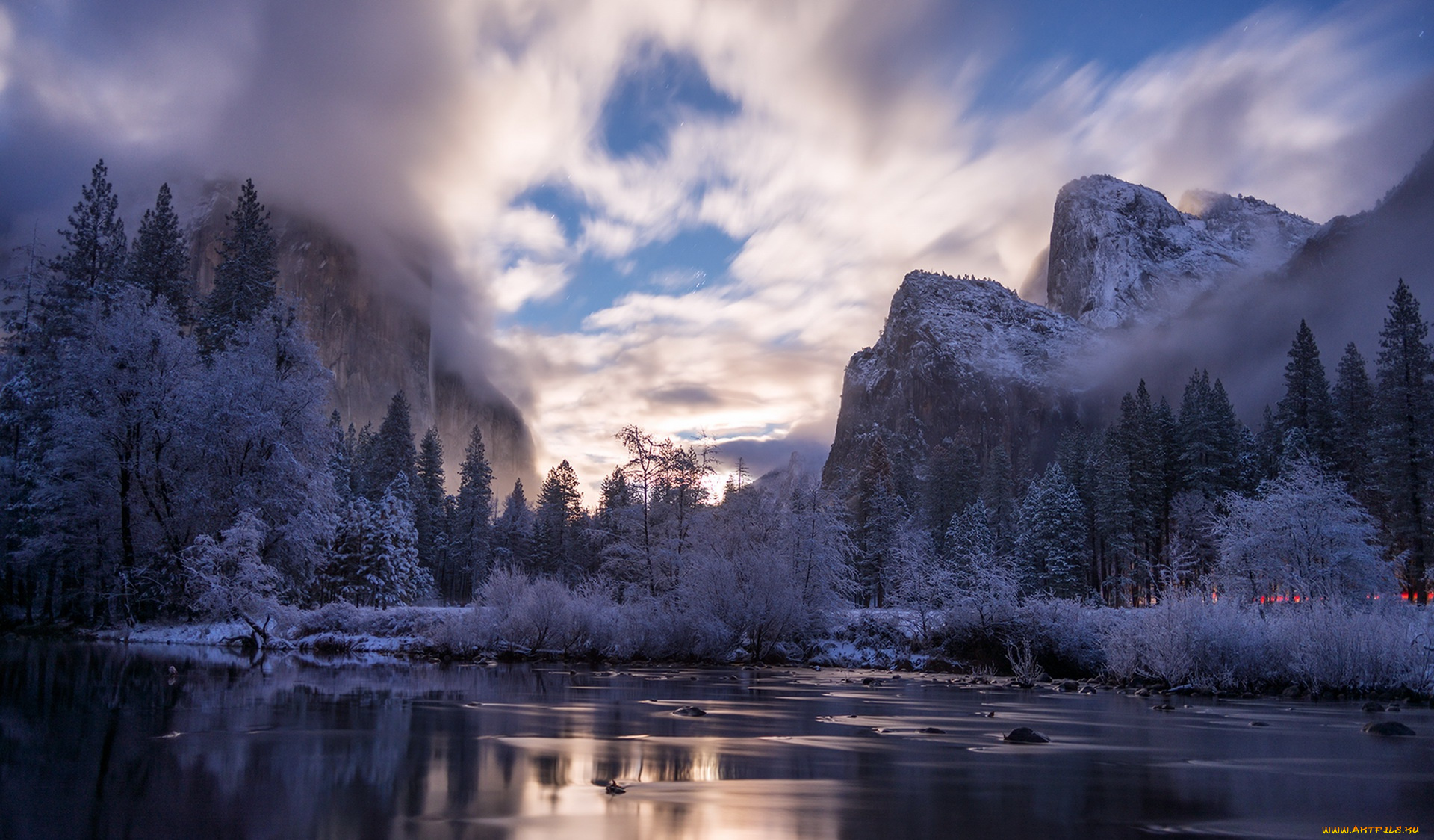 природа, реки, озера, yosemite, california, united, states, mariposa