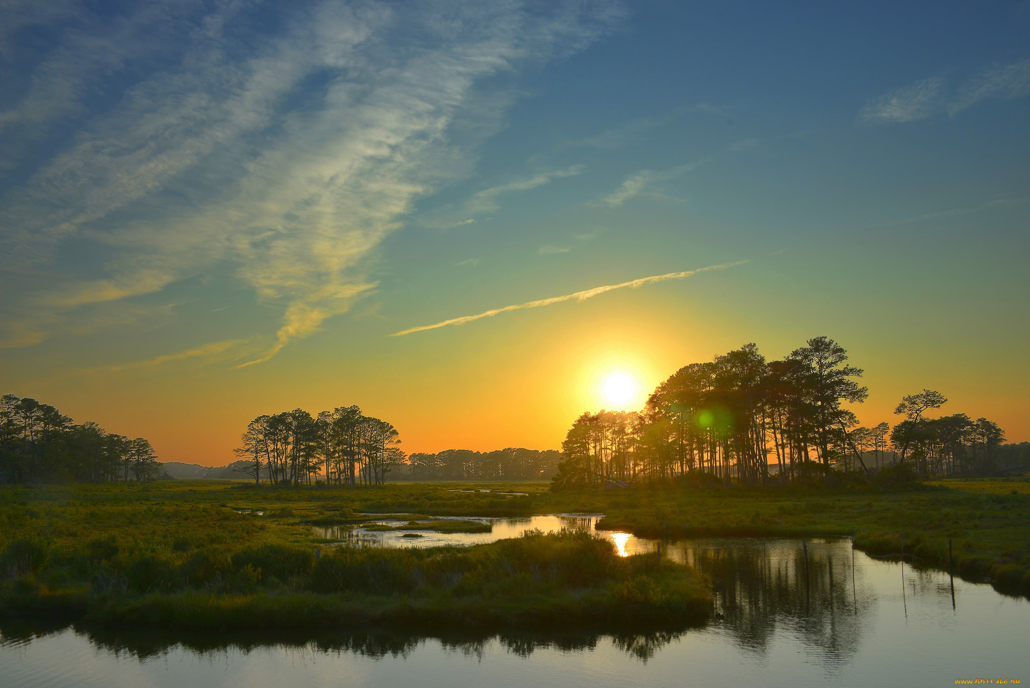 природа, восходы, закаты, рассвет