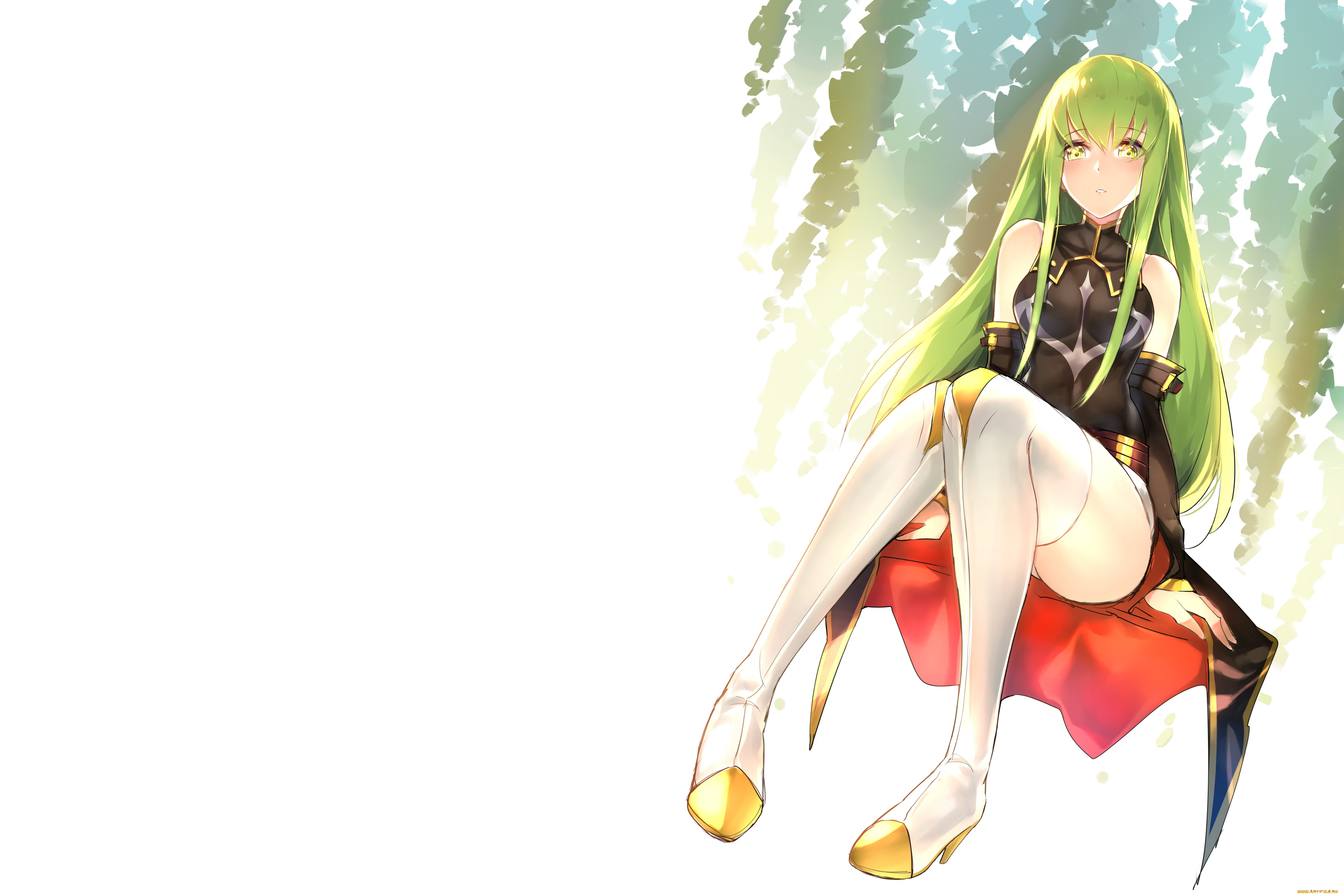 аниме, code, geass, девушка