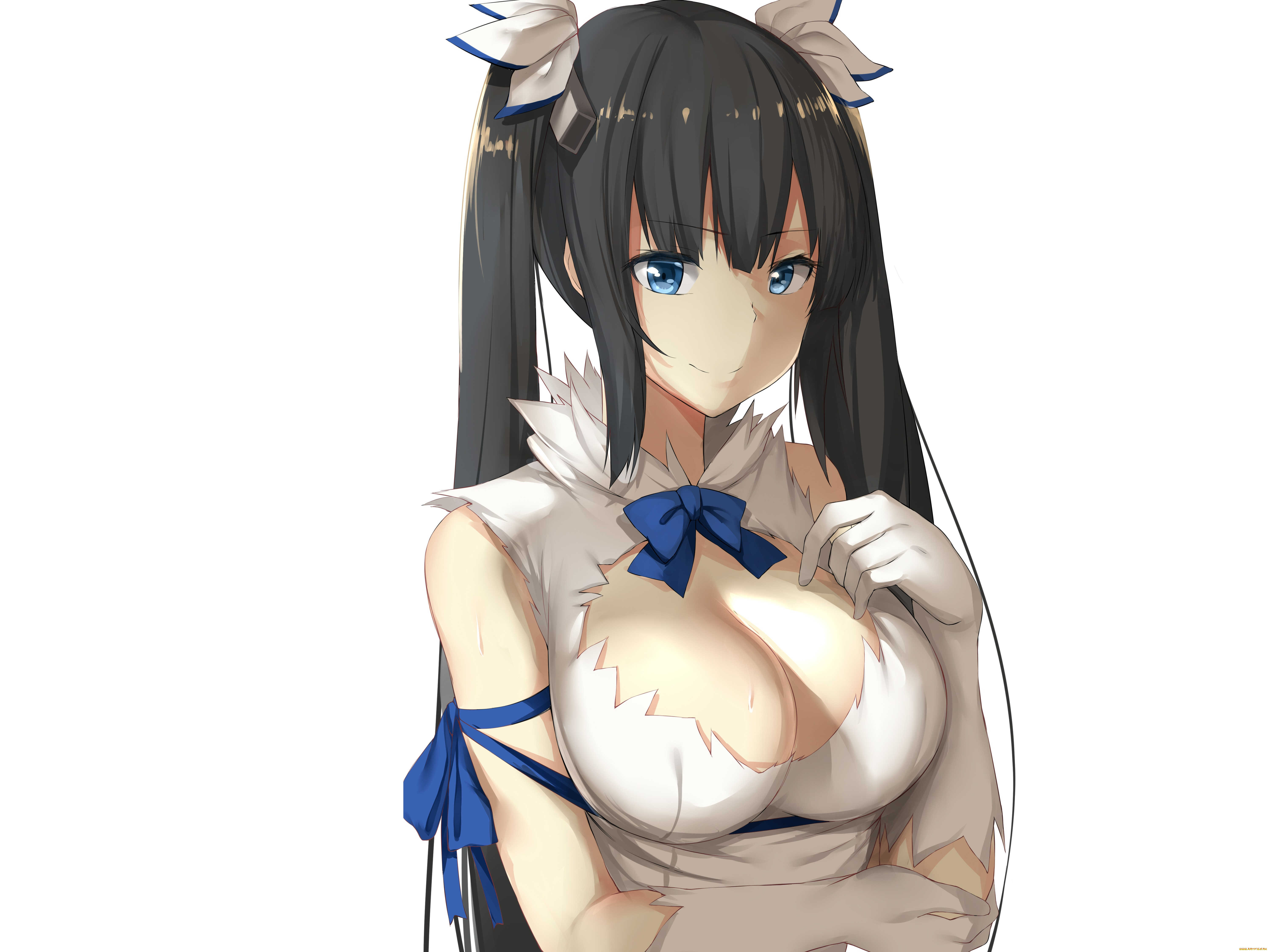 аниме, danmachi, девушка