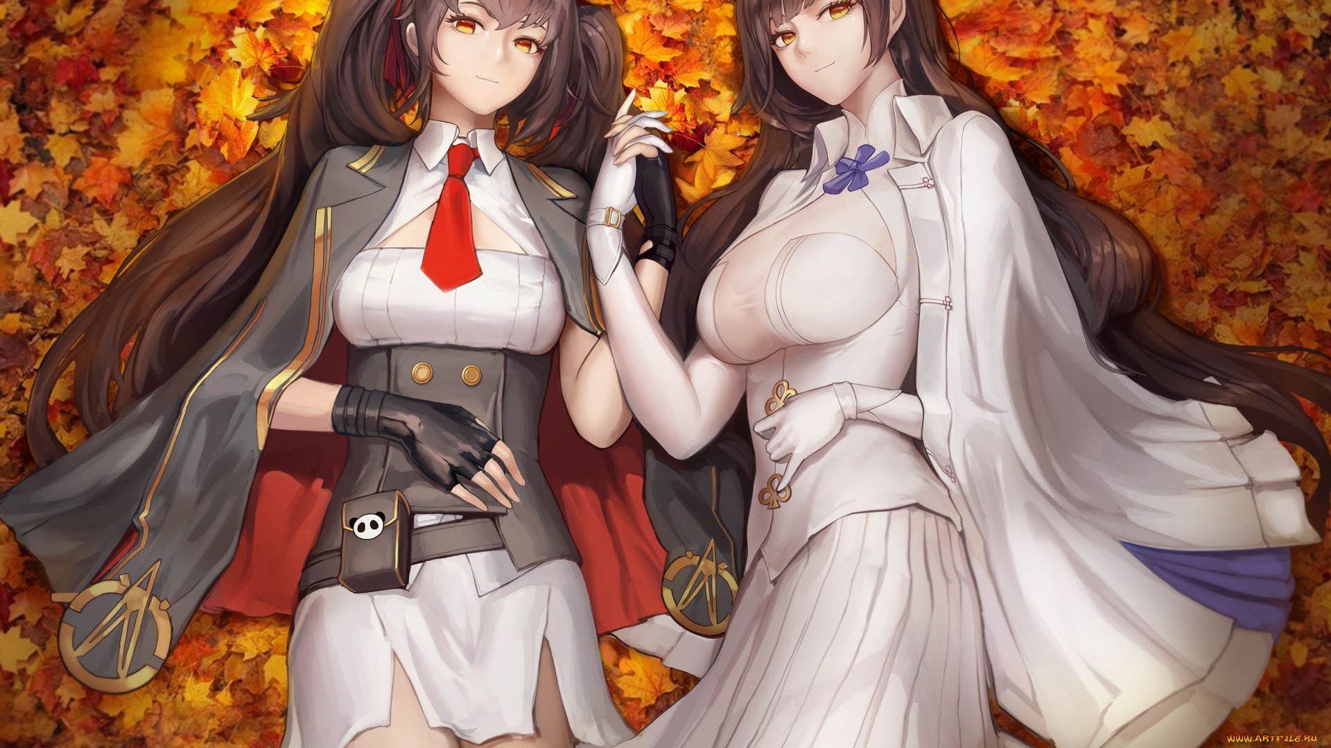 аниме, azur, lane, девушки