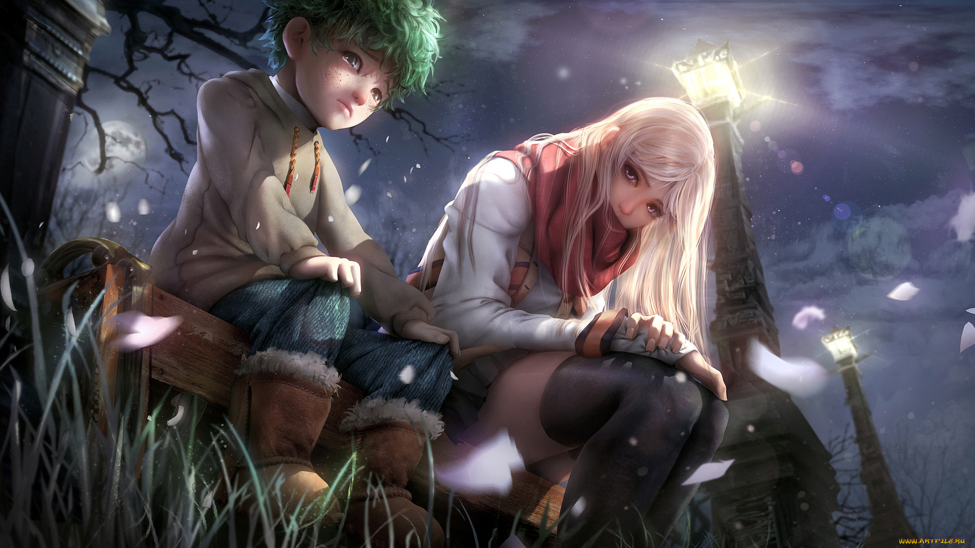 аниме, unknown, , другое, , мальчик, девушка