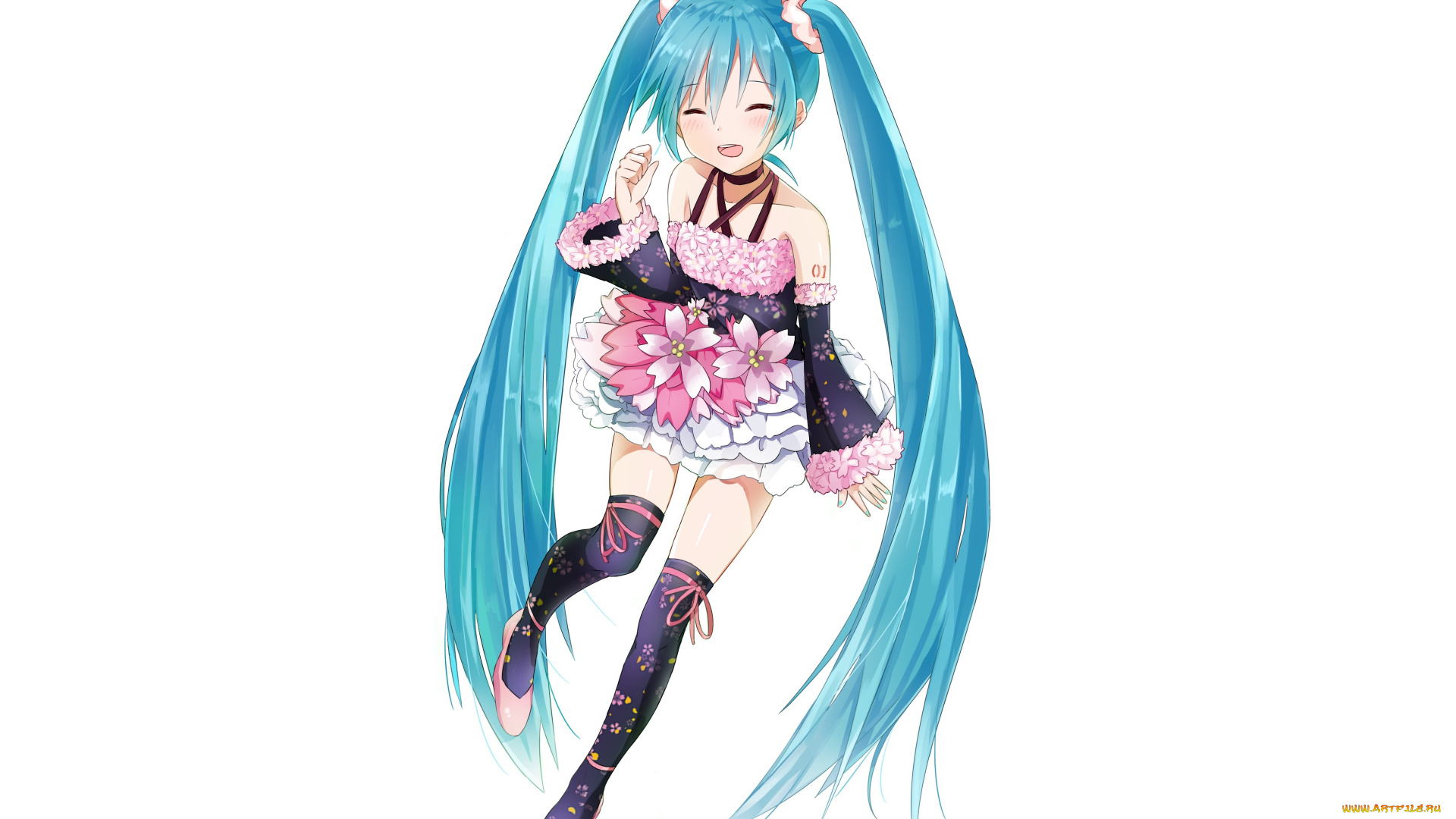 аниме, vocaloid, девочка