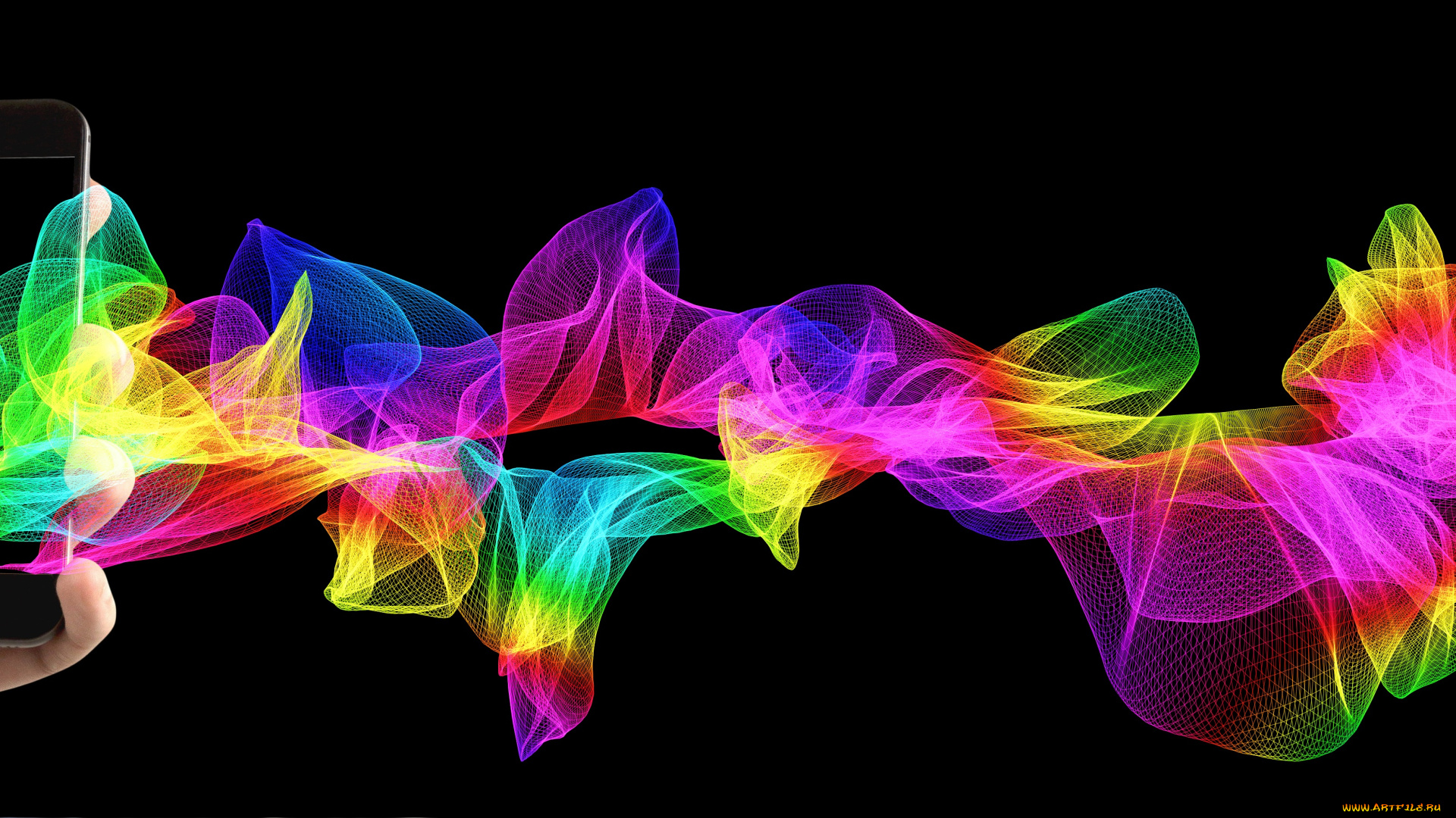 бренды, iphone, узор, фон, цвета