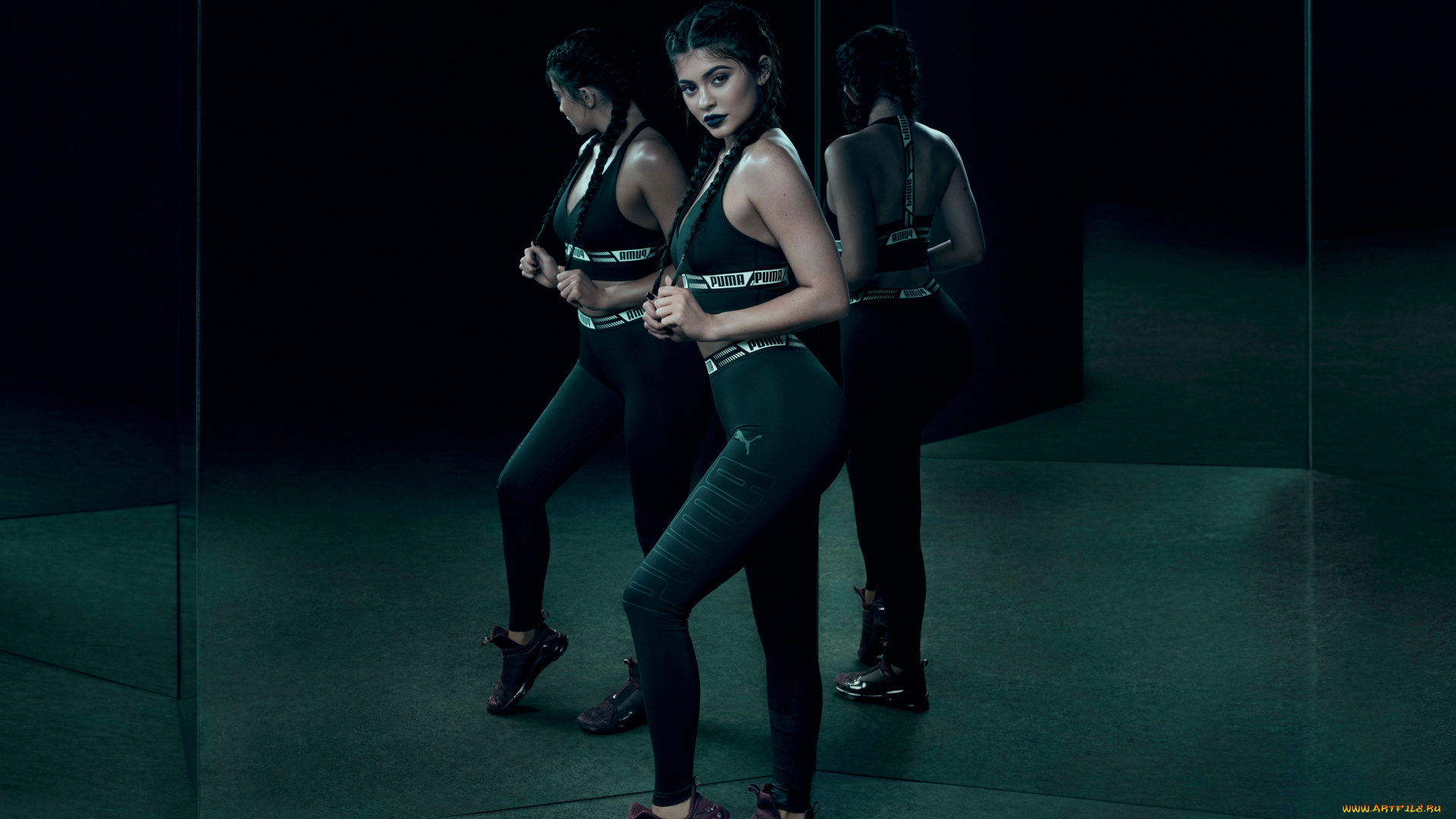 kylie, jenner, , puma, campaign, , puma, fierce, , 2018, девушки, спортивная, форма, бренд, 2018, модель, kylie, jenner, кайли, дженнер, puma, campaign, fierce, знаменитости
