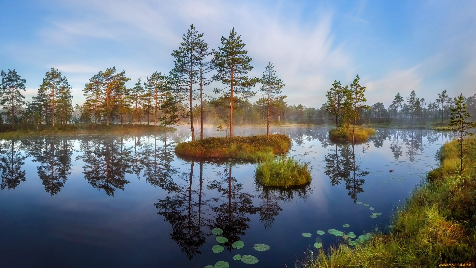 природа, реки, озера, простор