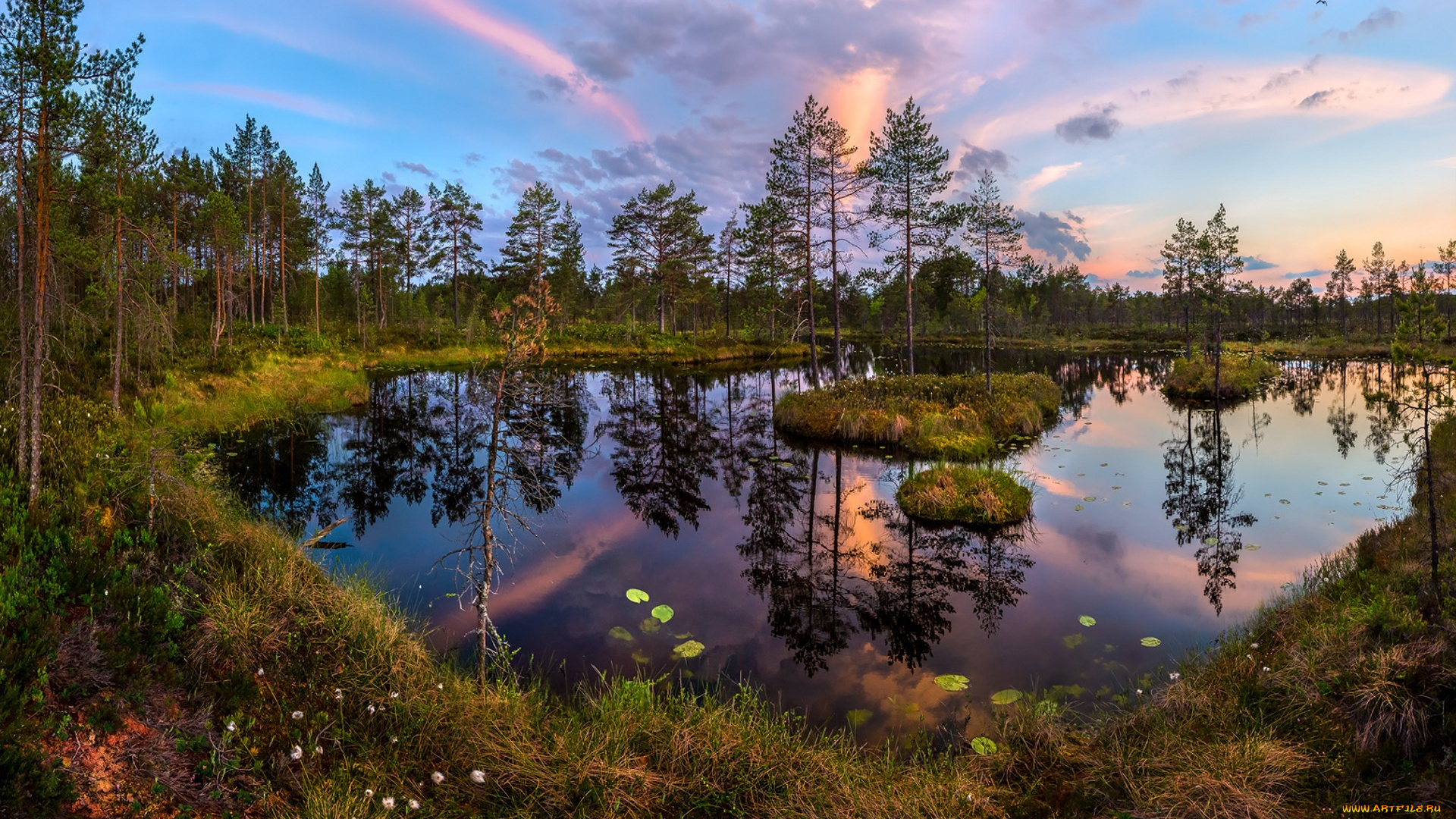 природа, реки, озера, простор