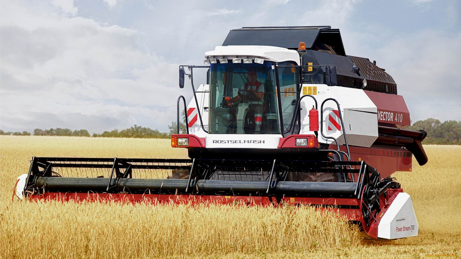 техника, комбайны, rostselmash