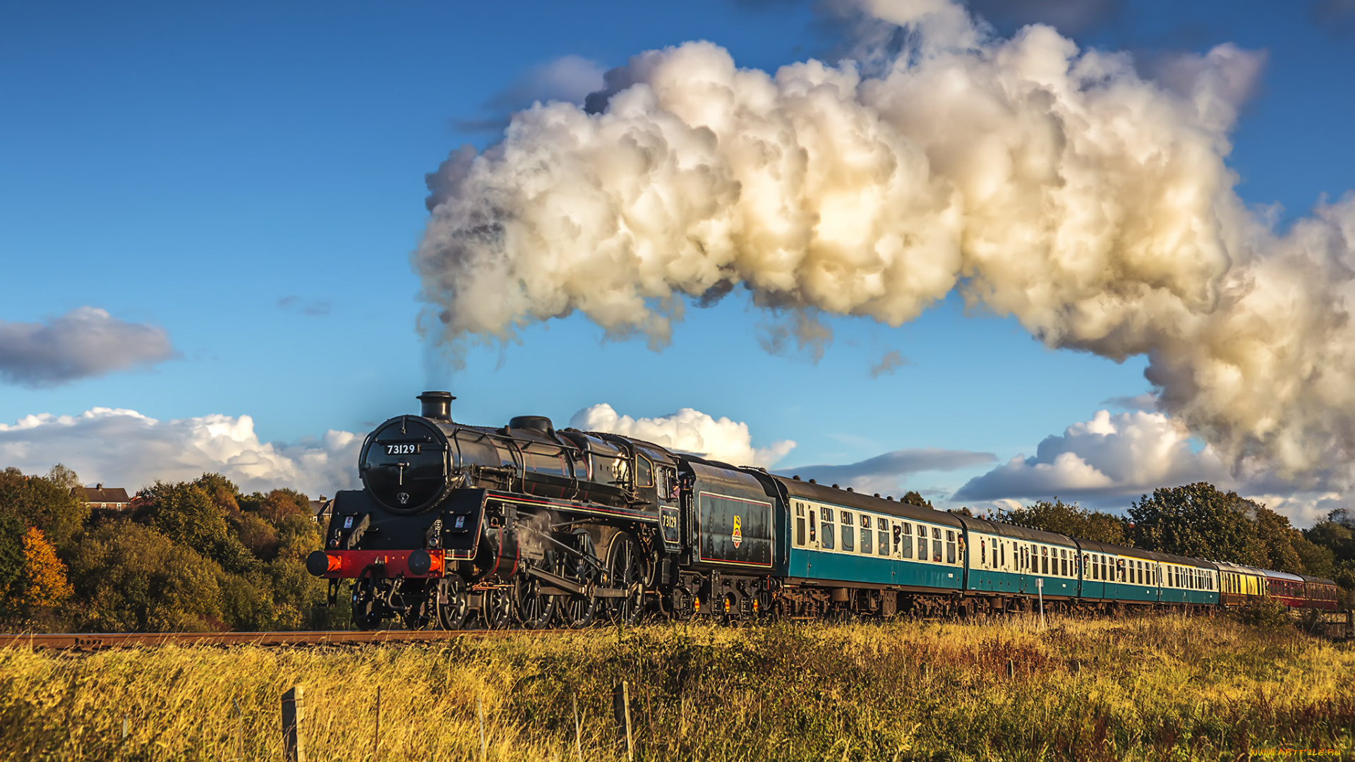 техника, паровозы, состав, локомотив