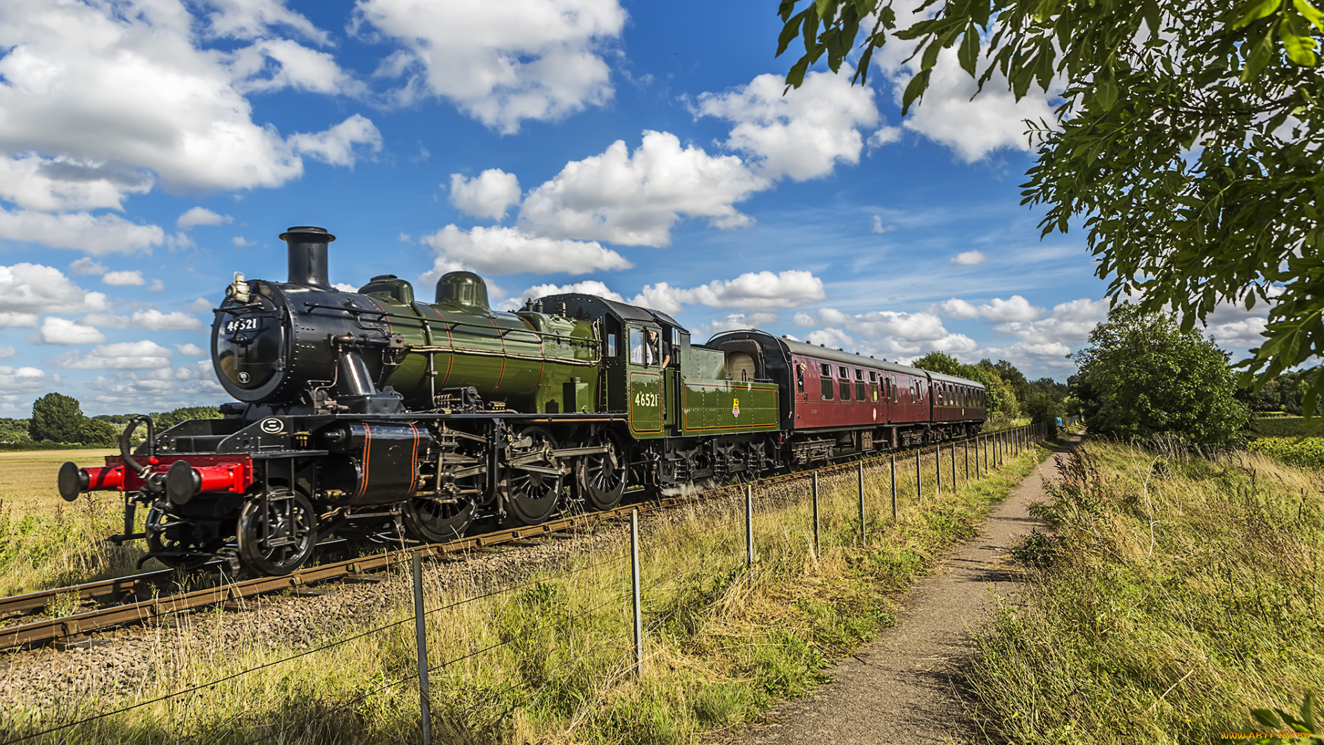 техника, паровозы, состав, локомотив