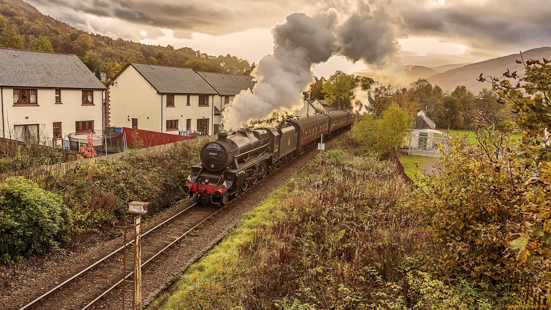 техника, паровозы, состав, локомотив