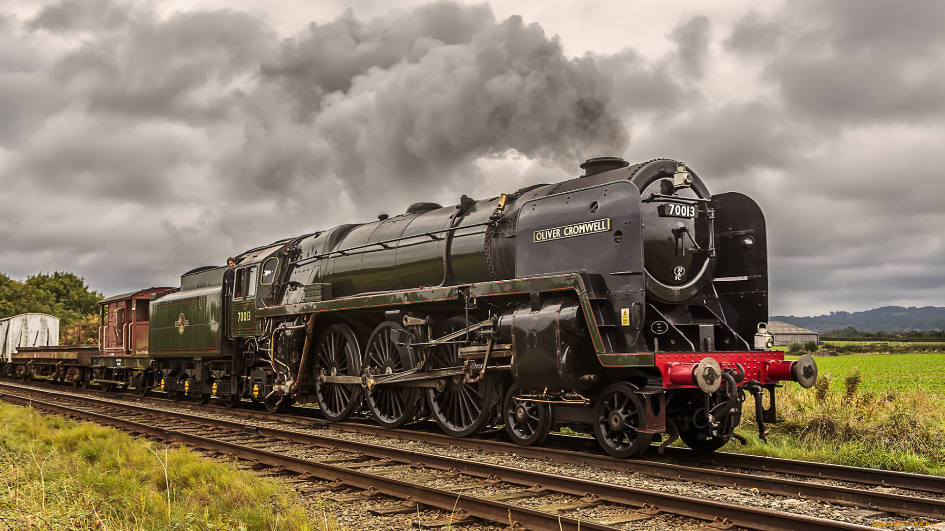 техника, паровозы, состав, локомотив