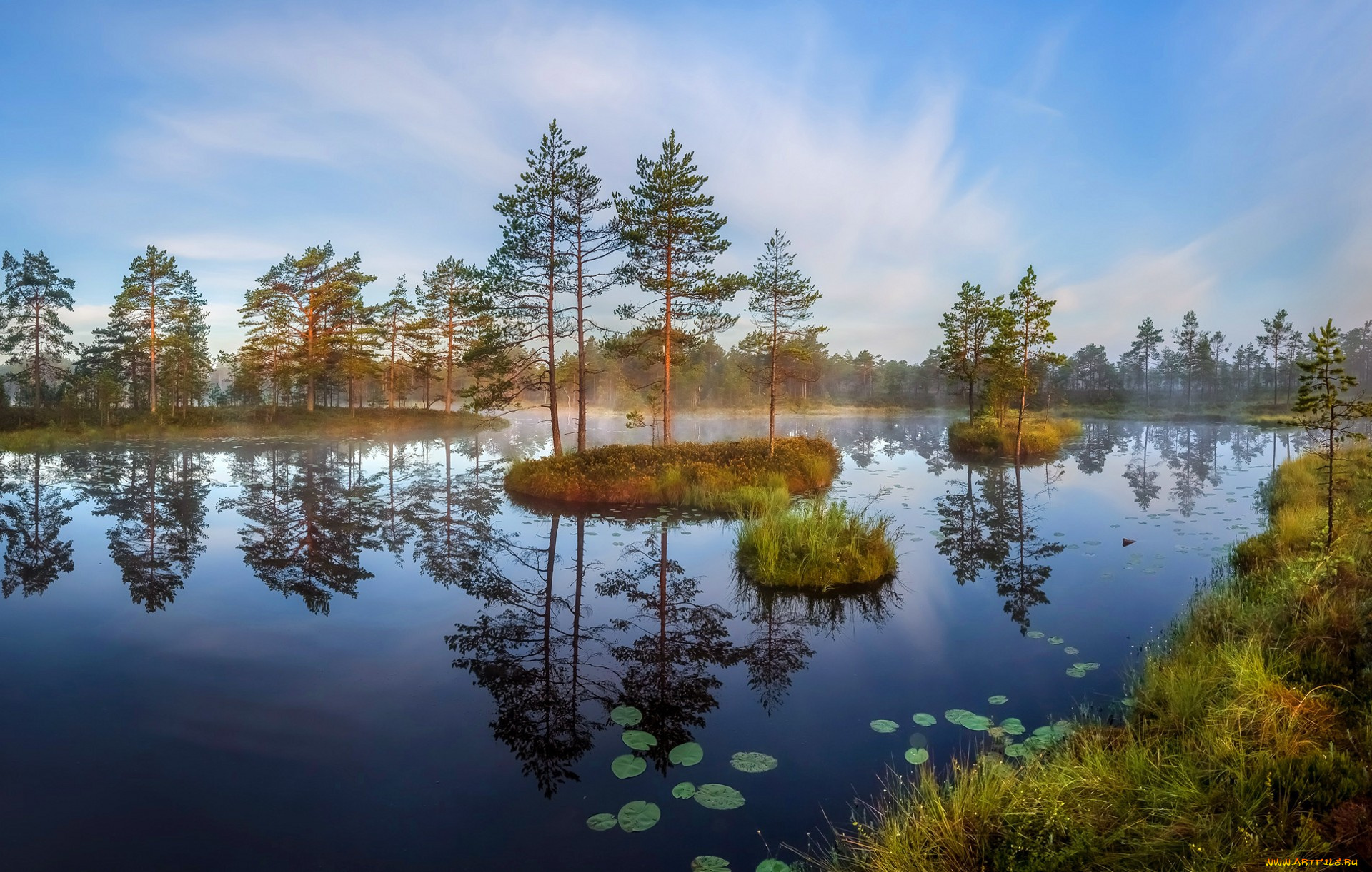 природа, реки, озера, простор