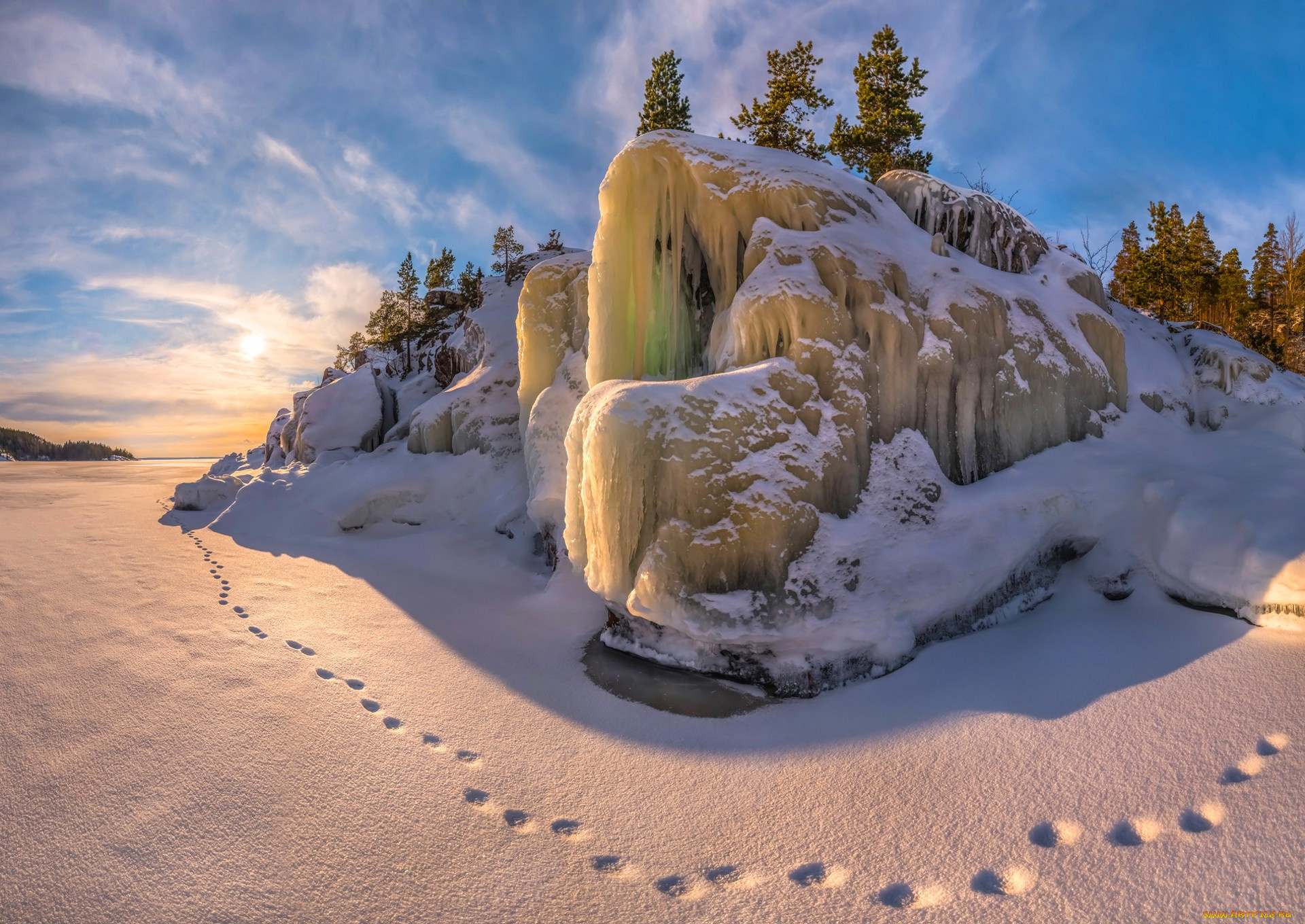 природа, зима, простор