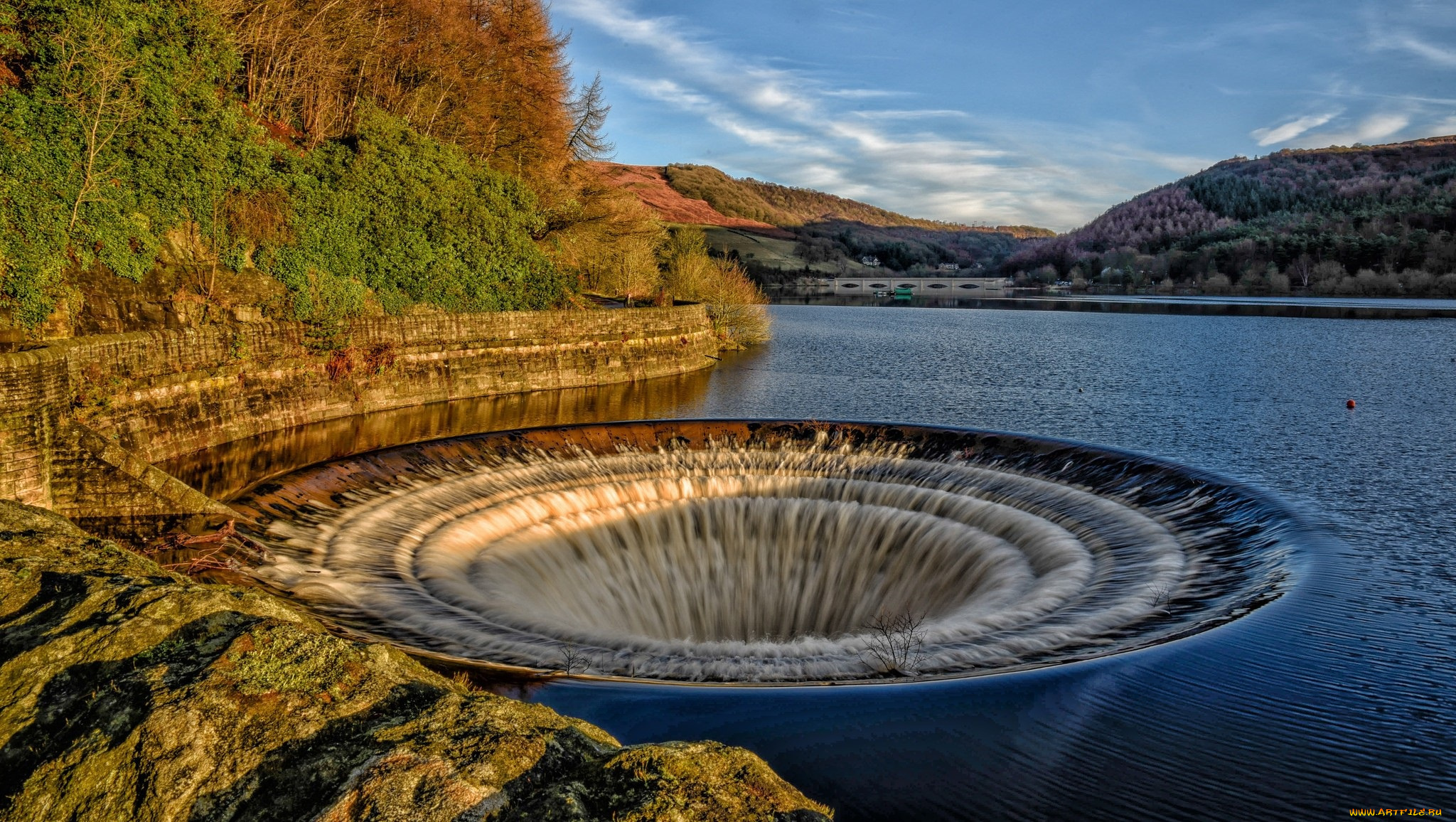 природа, реки, озера, озеро, воронка