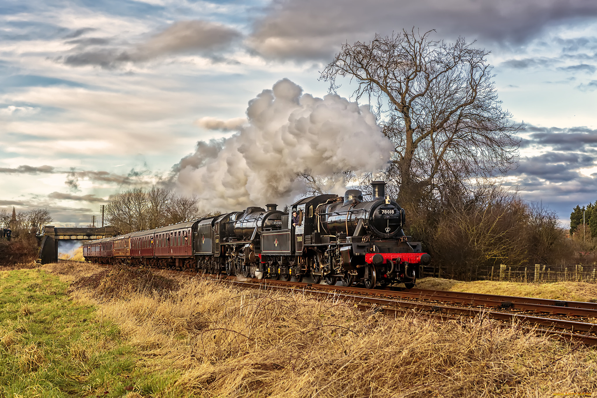 техника, паровозы, состав, локомотив