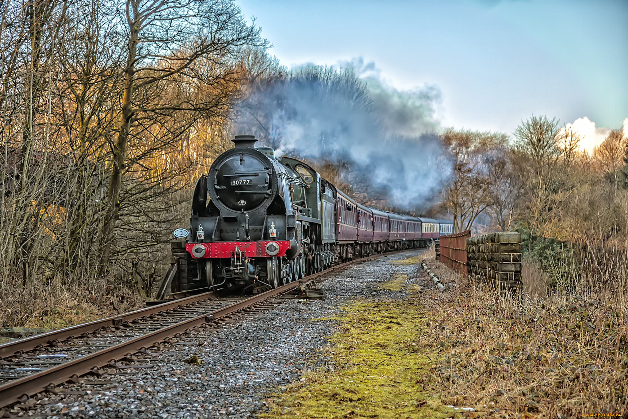 техника, паровозы, состав, локомотив