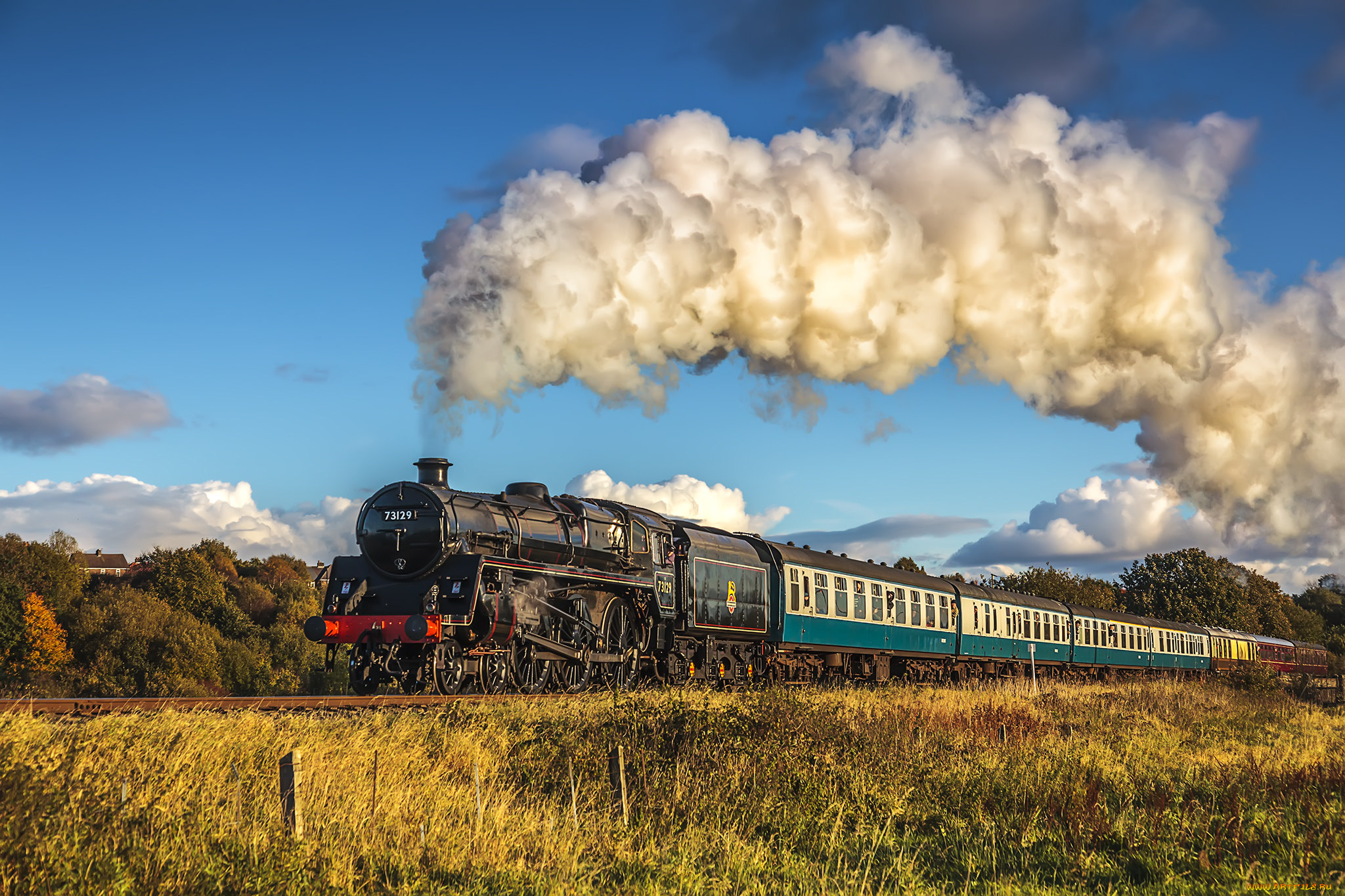 техника, паровозы, состав, локомотив