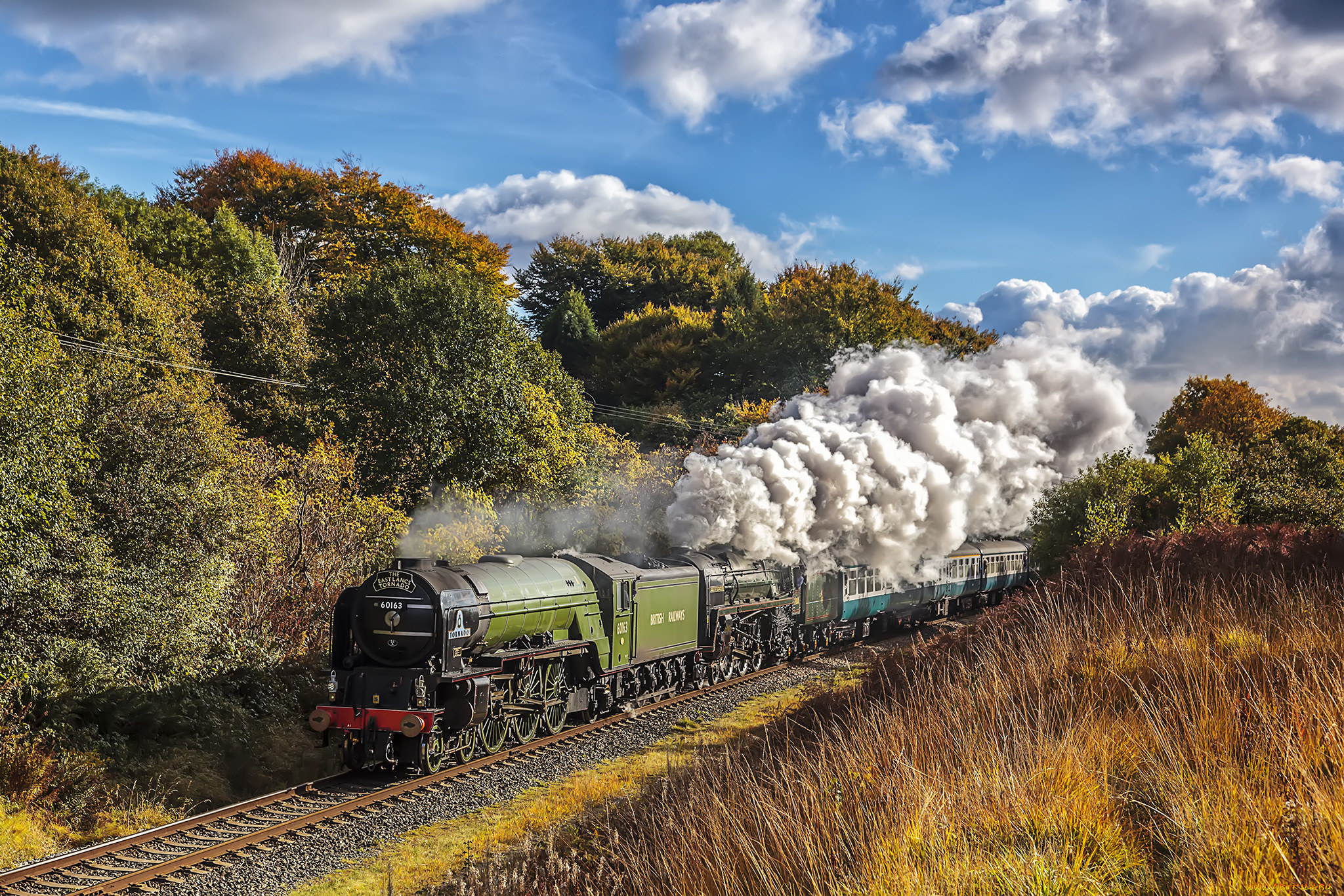 техника, паровозы, состав, локомотив