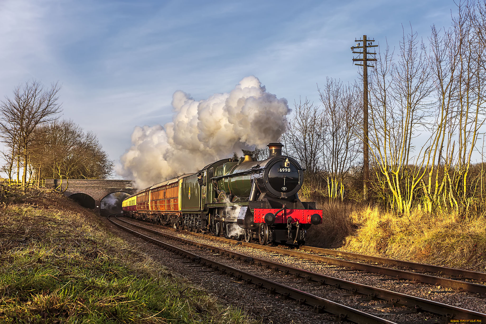 техника, паровозы, состав, локомотив