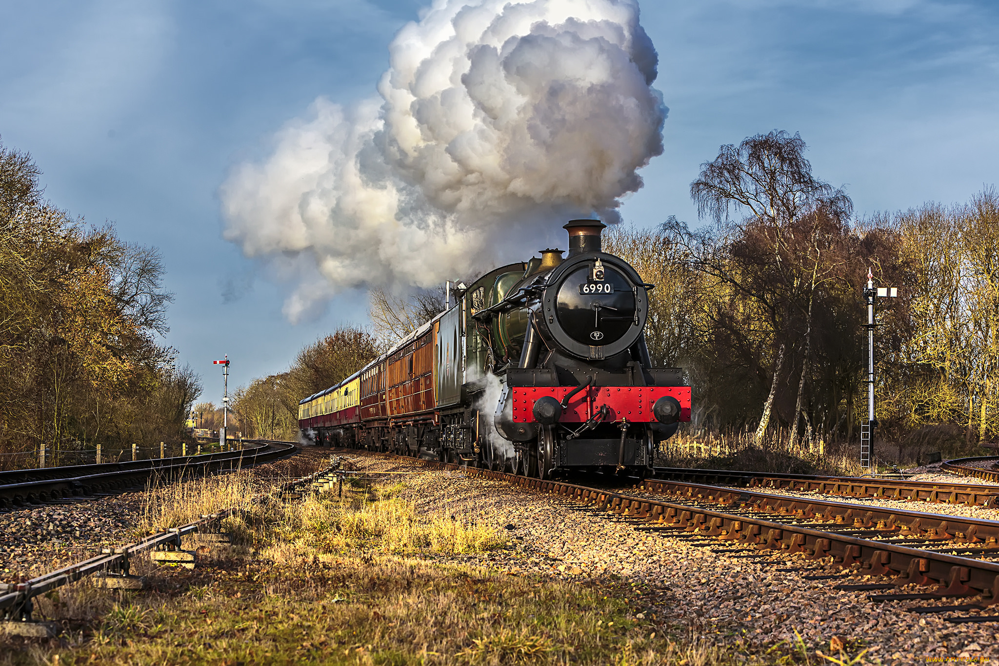 техника, паровозы, состав, локомотив