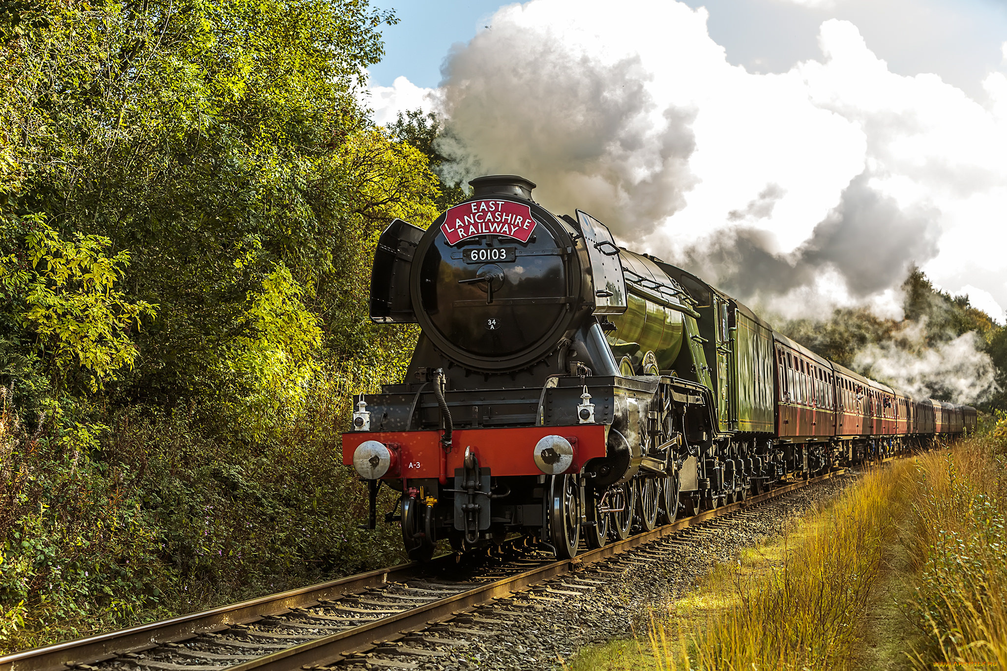 техника, паровозы, состав, локомотив