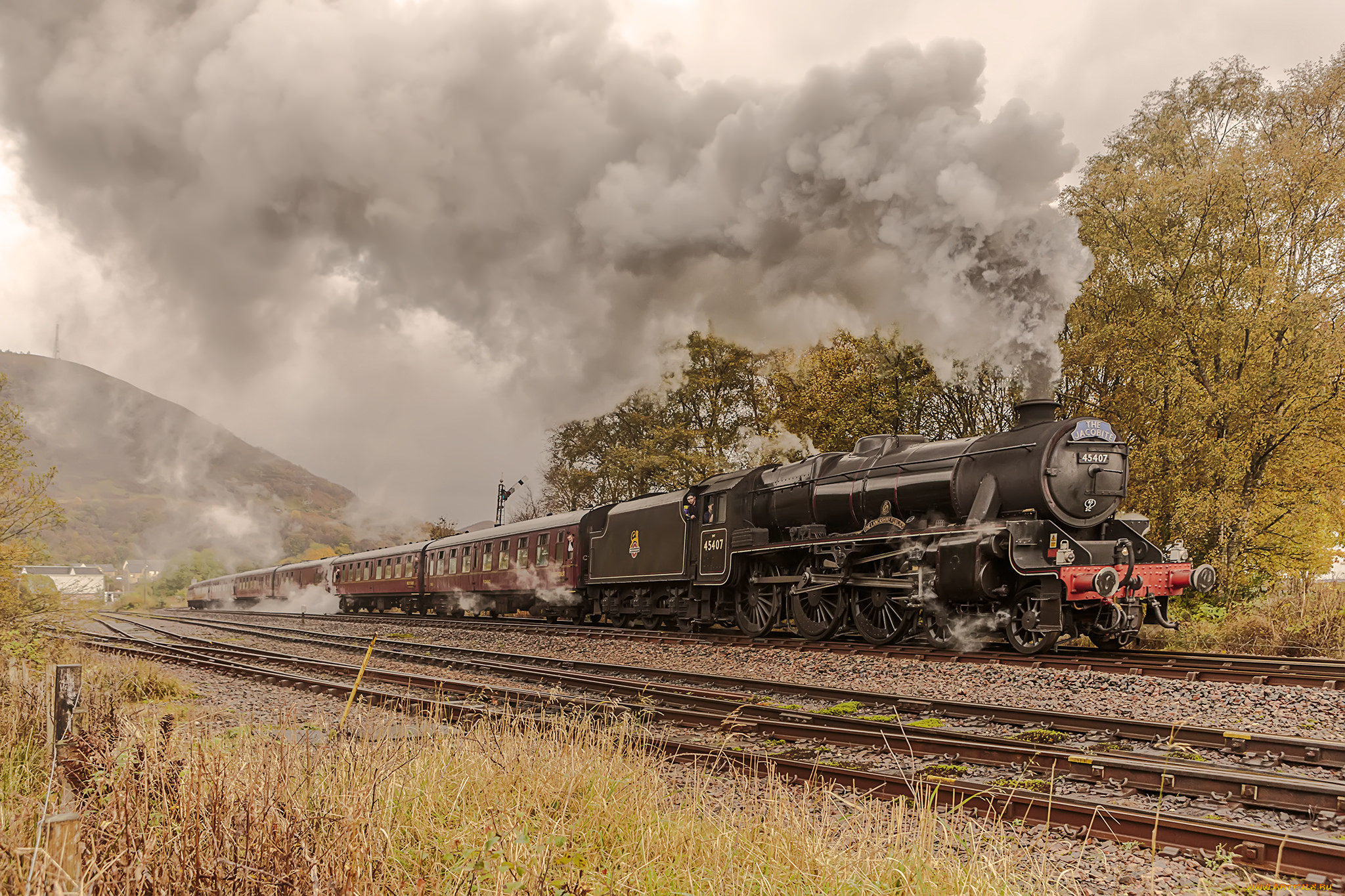 техника, паровозы, состав, локомотив