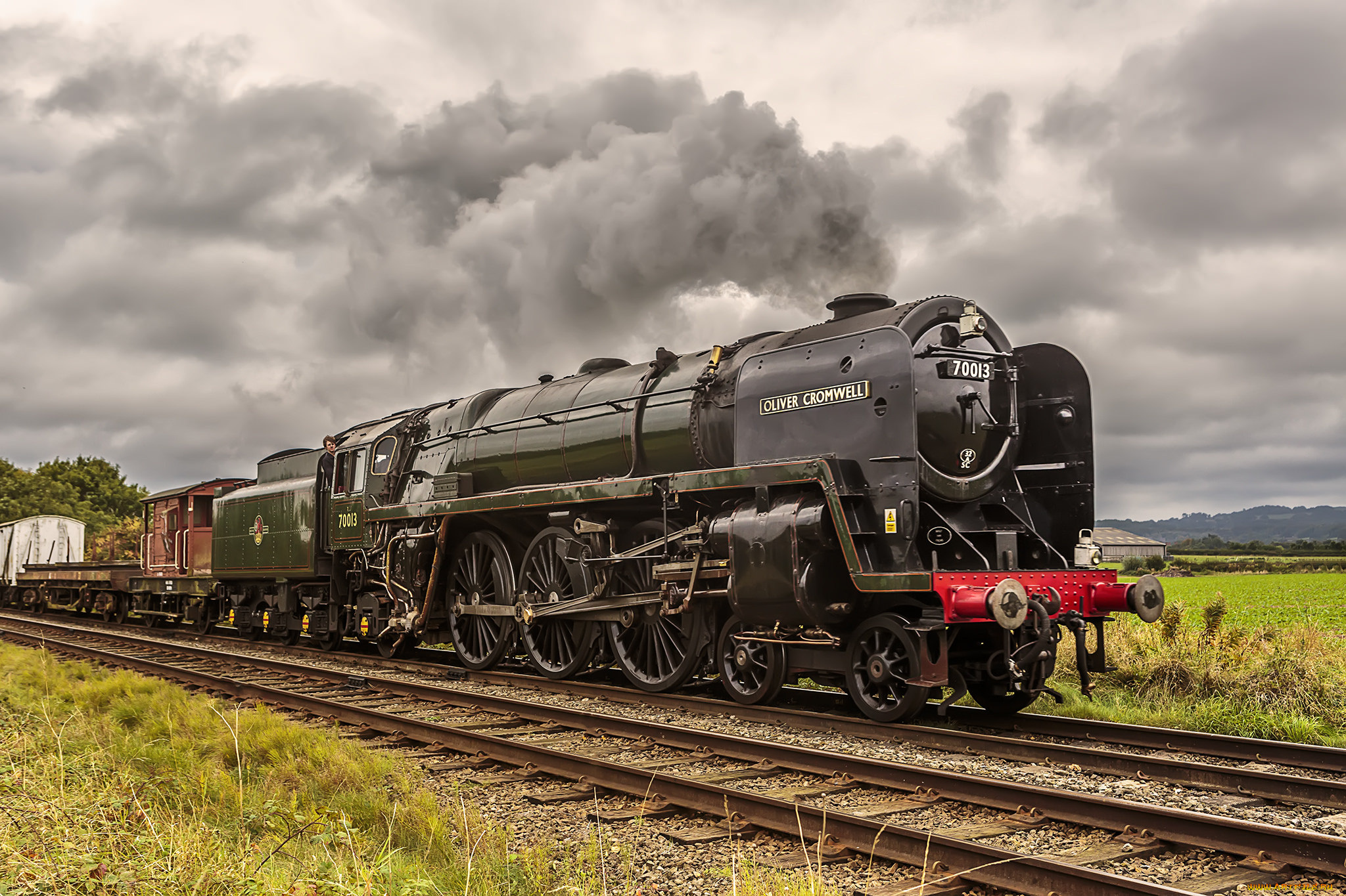 техника, паровозы, состав, локомотив