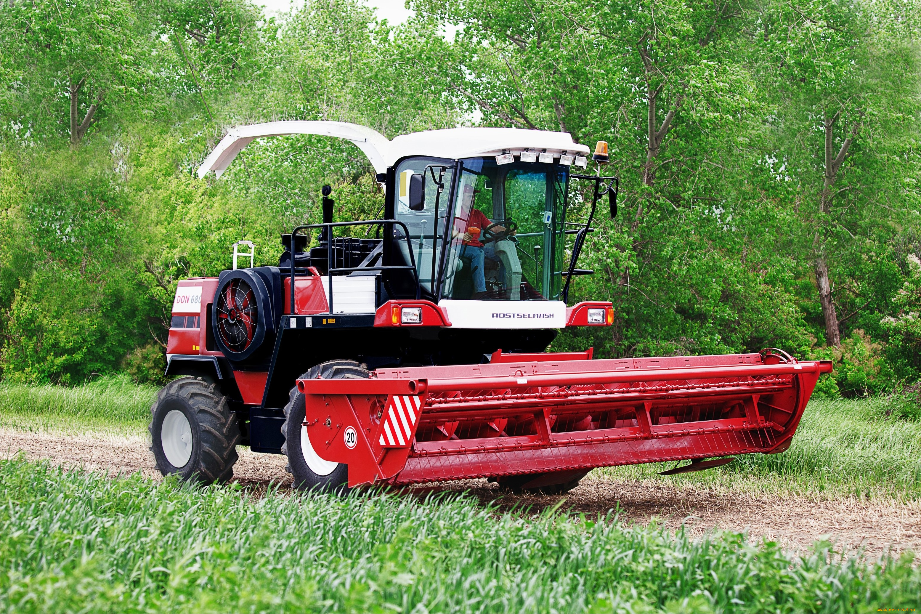 техника, комбайны, rostselmash