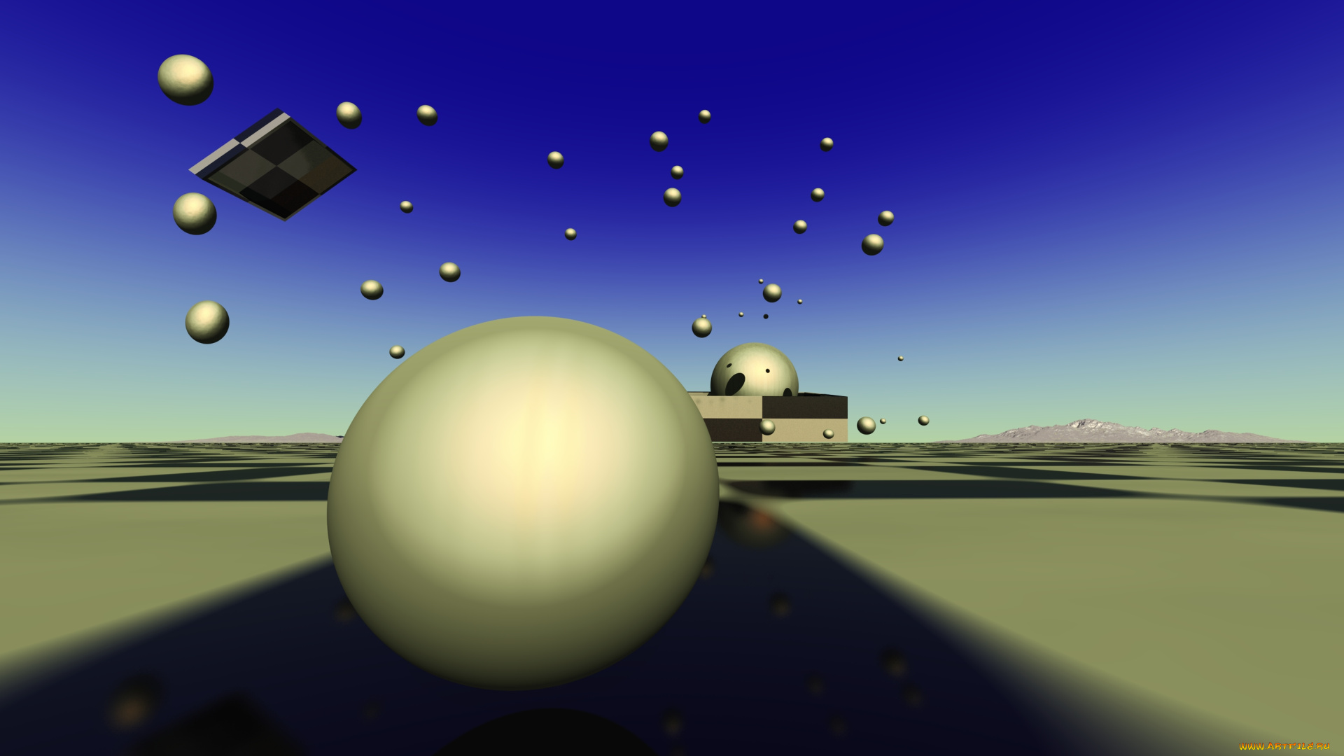 3д, графика, шары, , balls, фон, шар