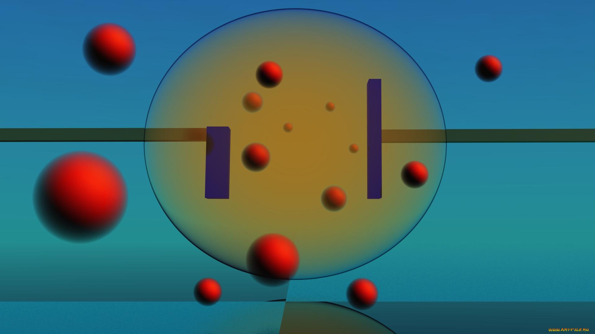 3д, графика, шары, , balls, шар, фон