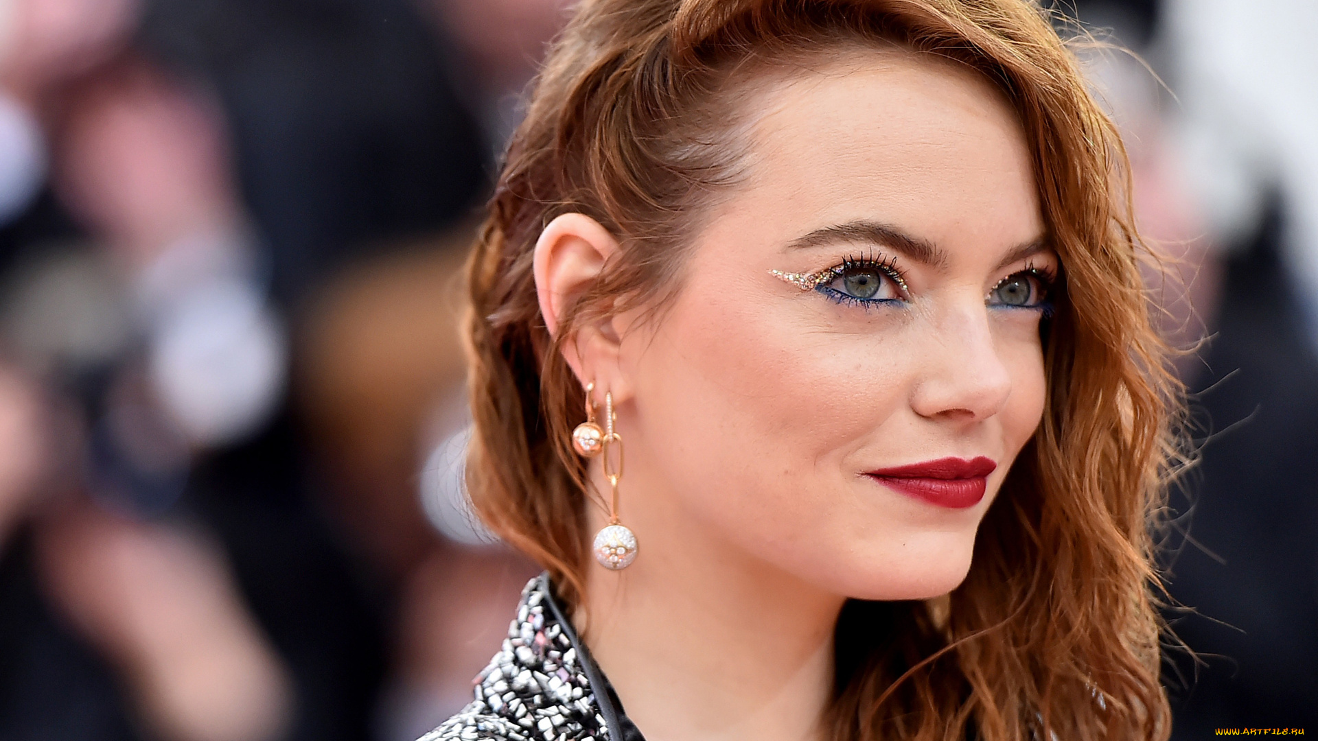 девушки, emma, stone, макияж