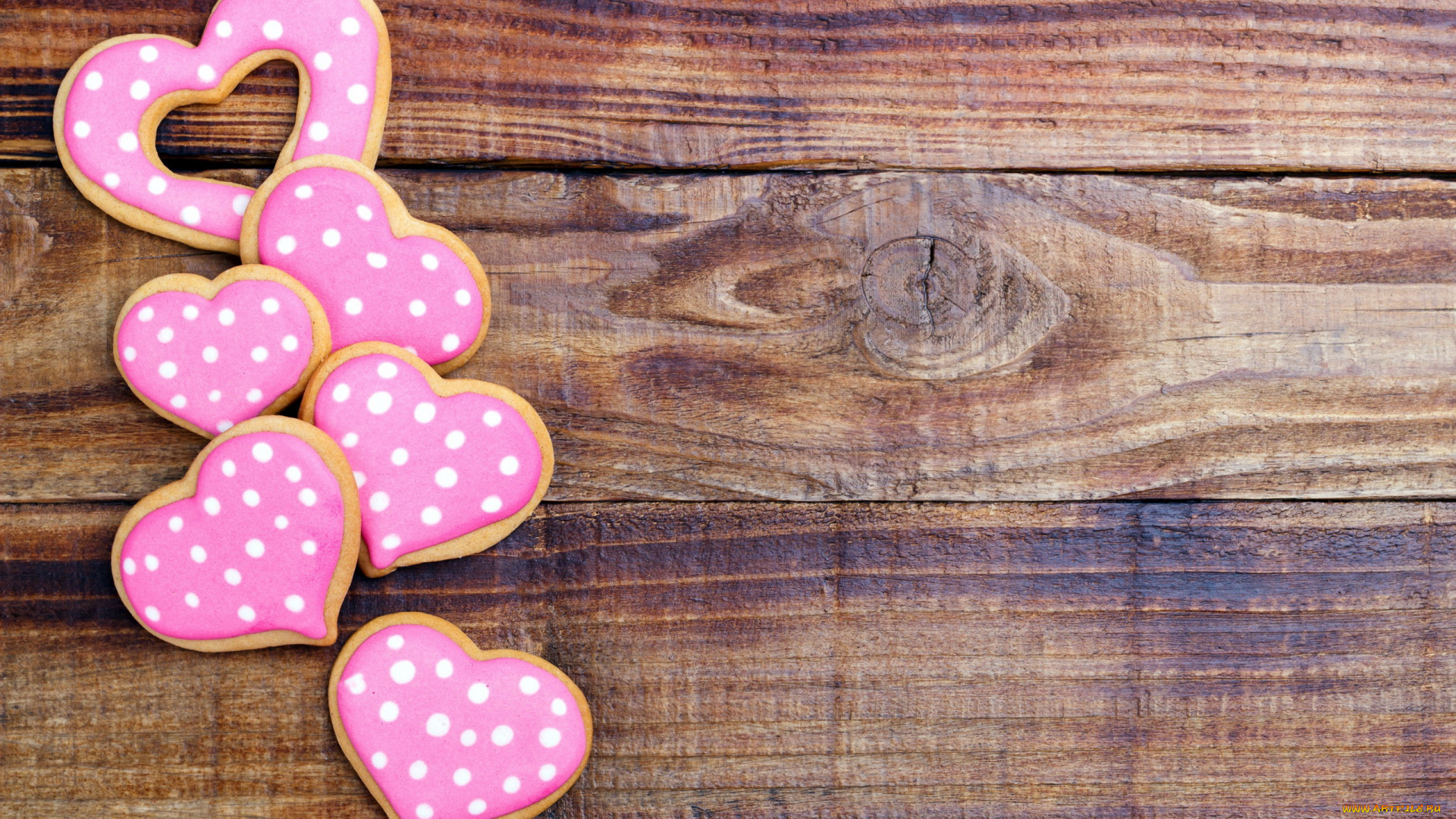 праздничные, угощения, сердечки, печенье