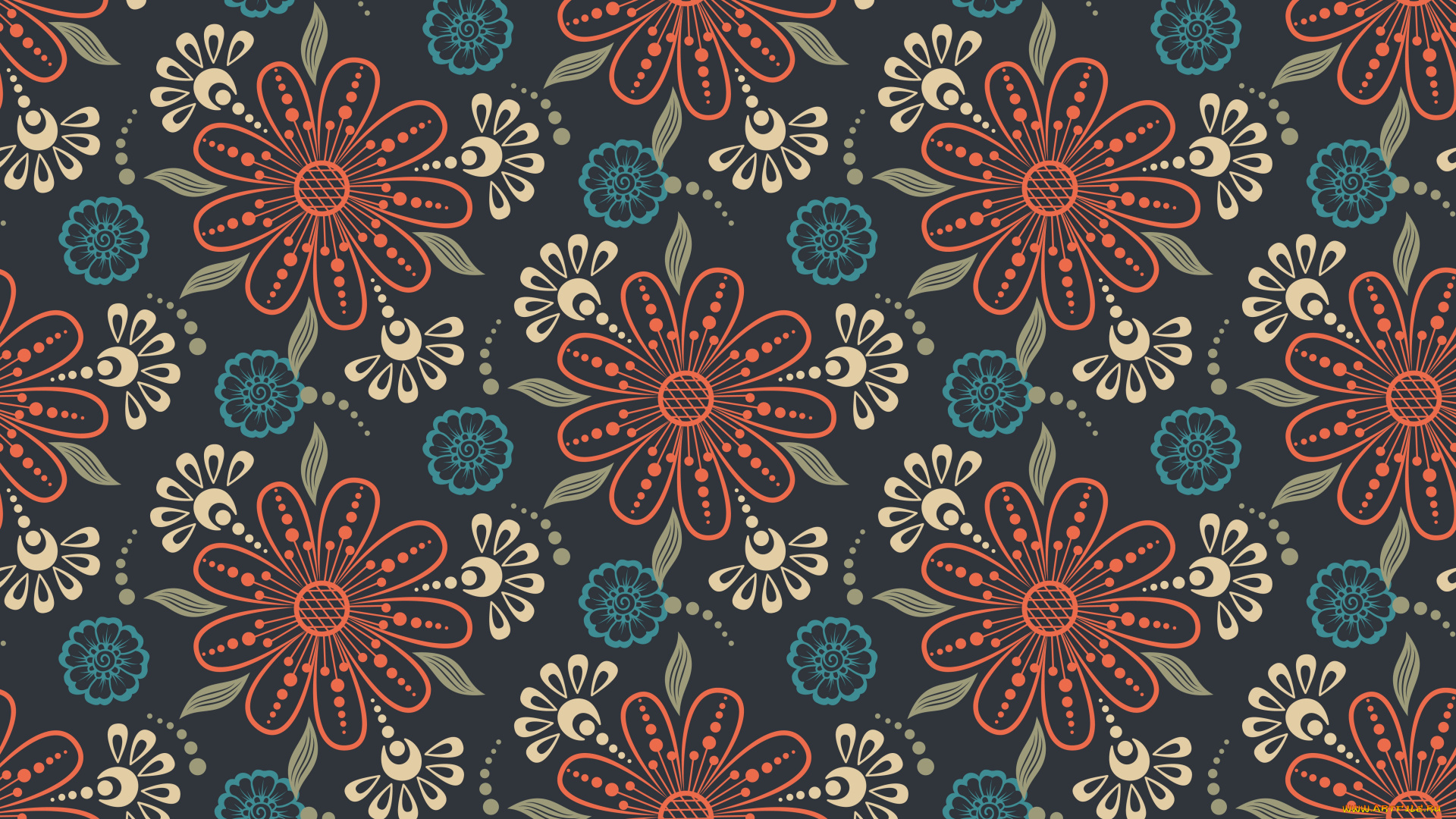 векторная, графика, цветы, , flowers, фон, цветы