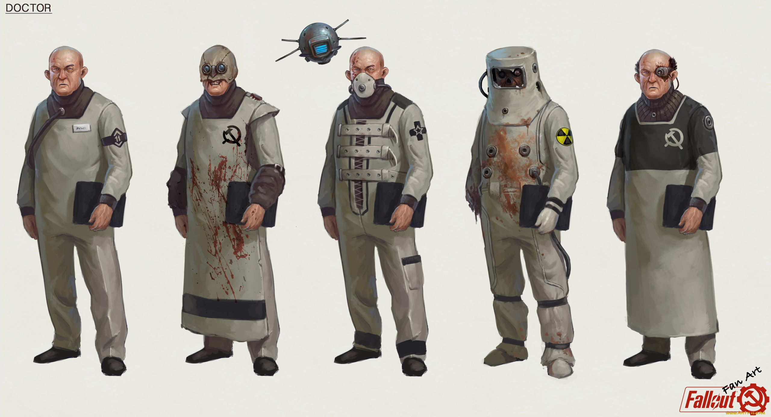 видео, игры, ---другое, костюмы, дрон, ученый, доктор